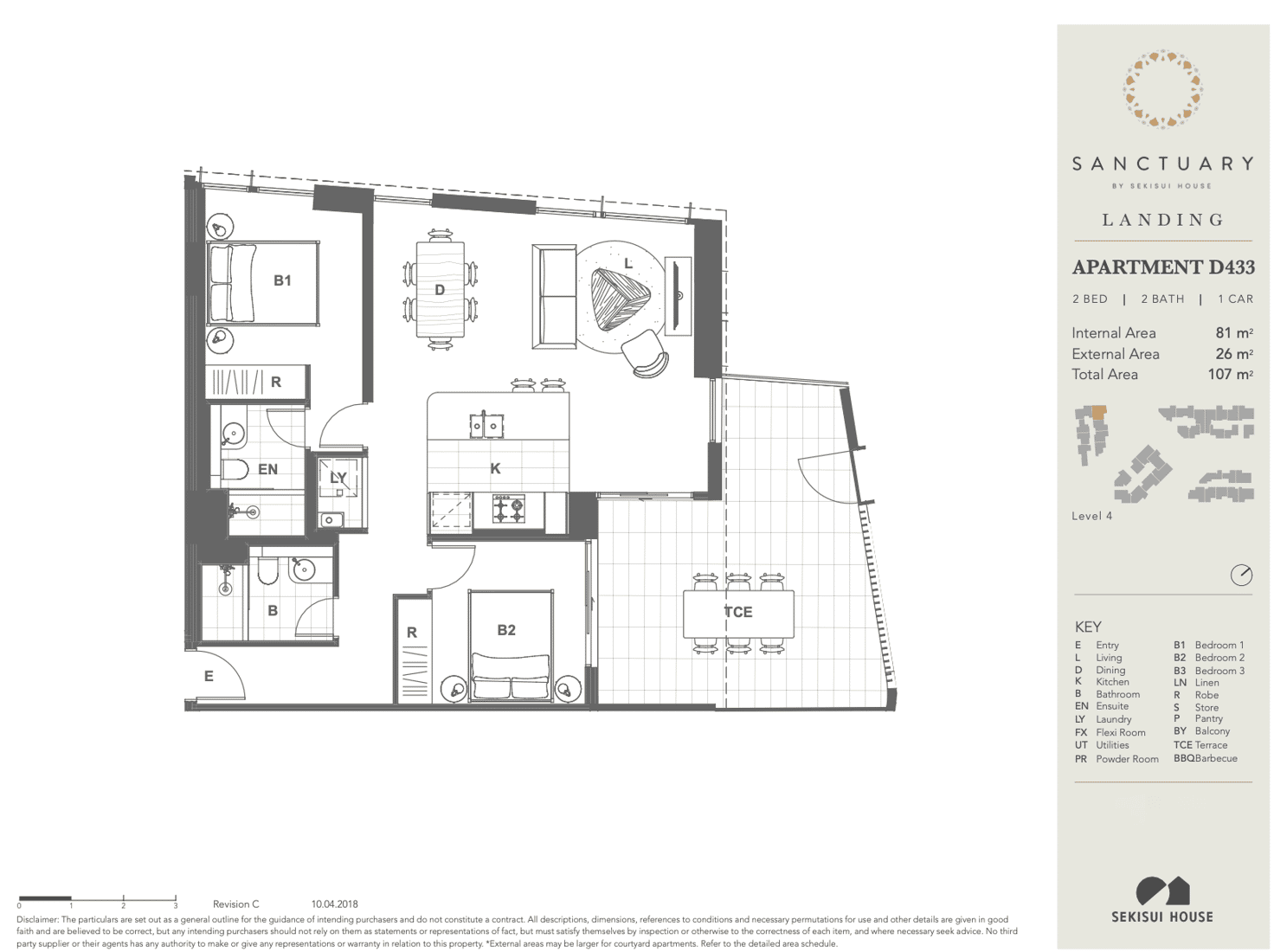 Floorplan of Homely apartment listing, Level 4/433/2 Wattlebird Road, Wentworth Point NSW 2127