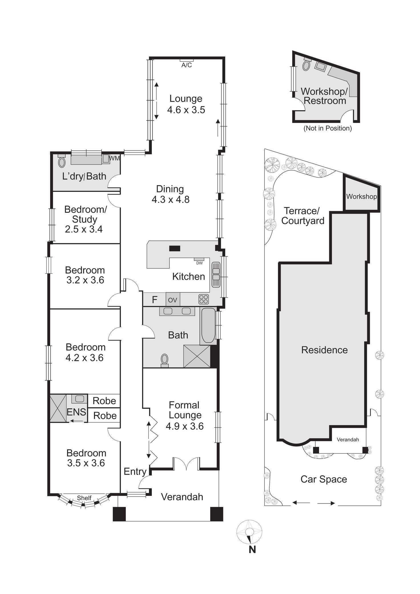 Floorplan of Homely house listing, 78 Glen Huntly Road, Elwood VIC 3184