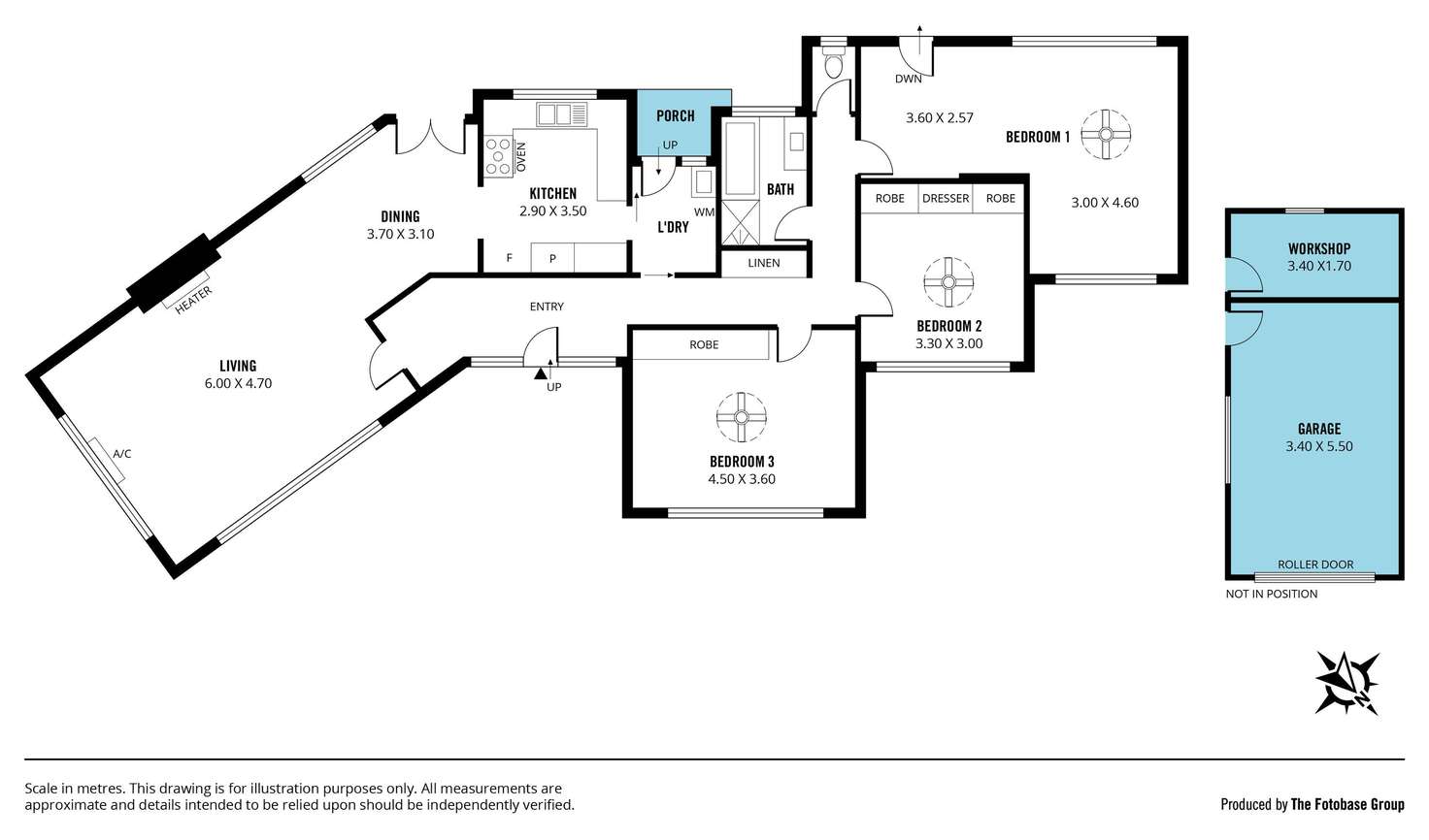 Floorplan of Homely house listing, 18 Chippendale Avenue, Fulham SA 5024