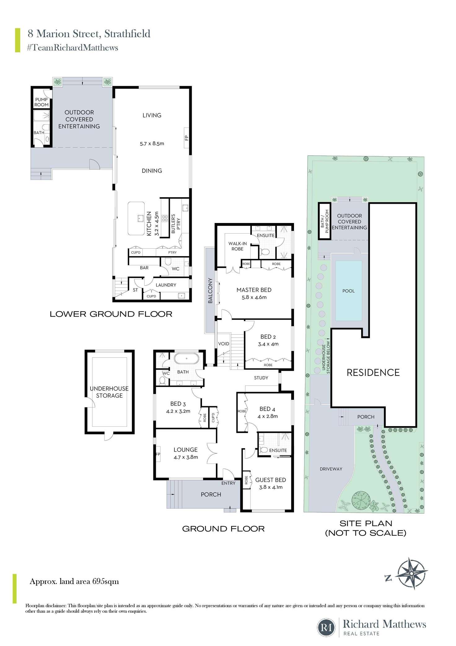 Floorplan of Homely house listing, 8 Marion Street, Strathfield NSW 2135