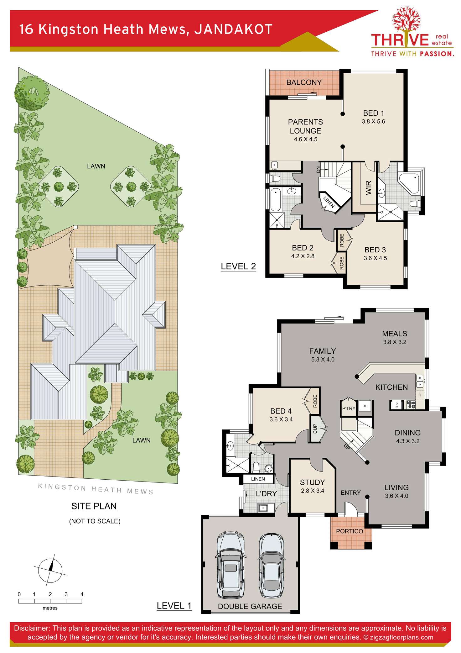 Floorplan of Homely house listing, 16 Kingston Heath Mews, Jandakot WA 6164