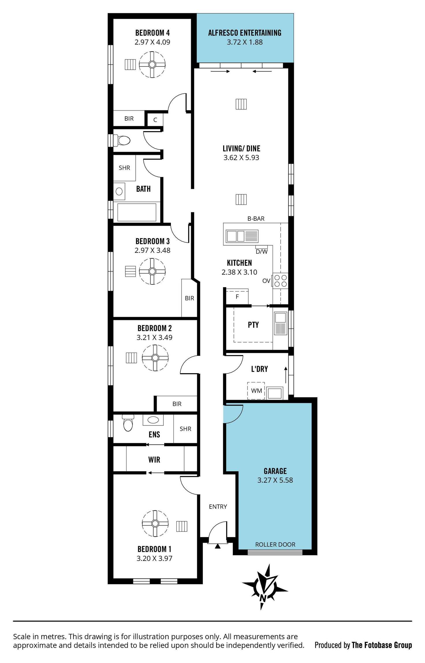 Floorplan of Homely house listing, 2B Thirza Avenue, Mitchell Park SA 5043