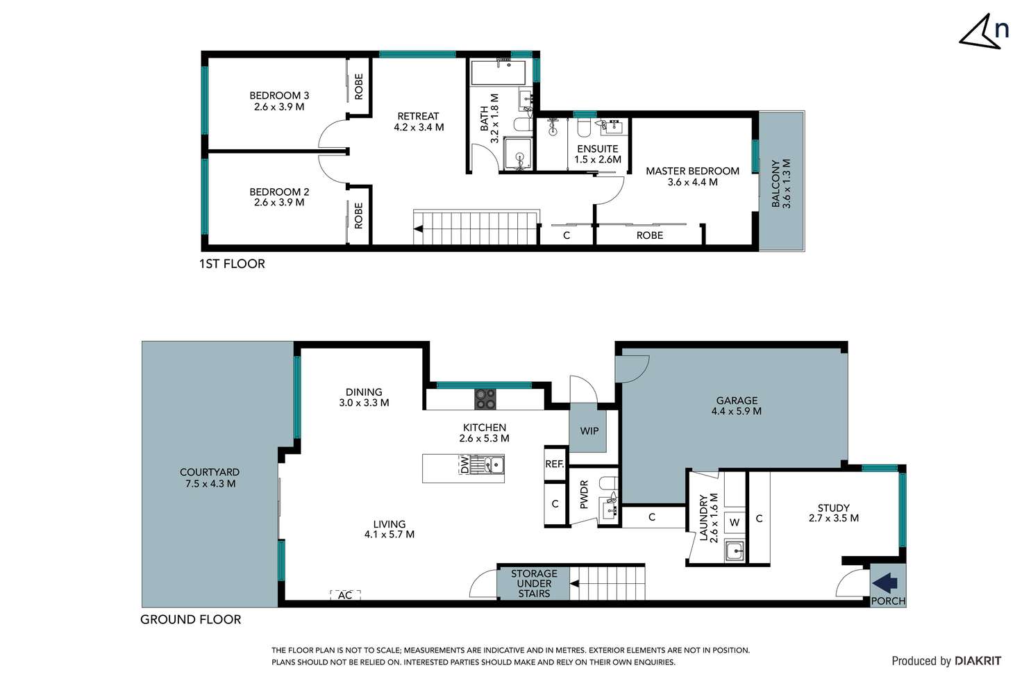 Floorplan of Homely house listing, 6 Seeber Street, Epping VIC 3076