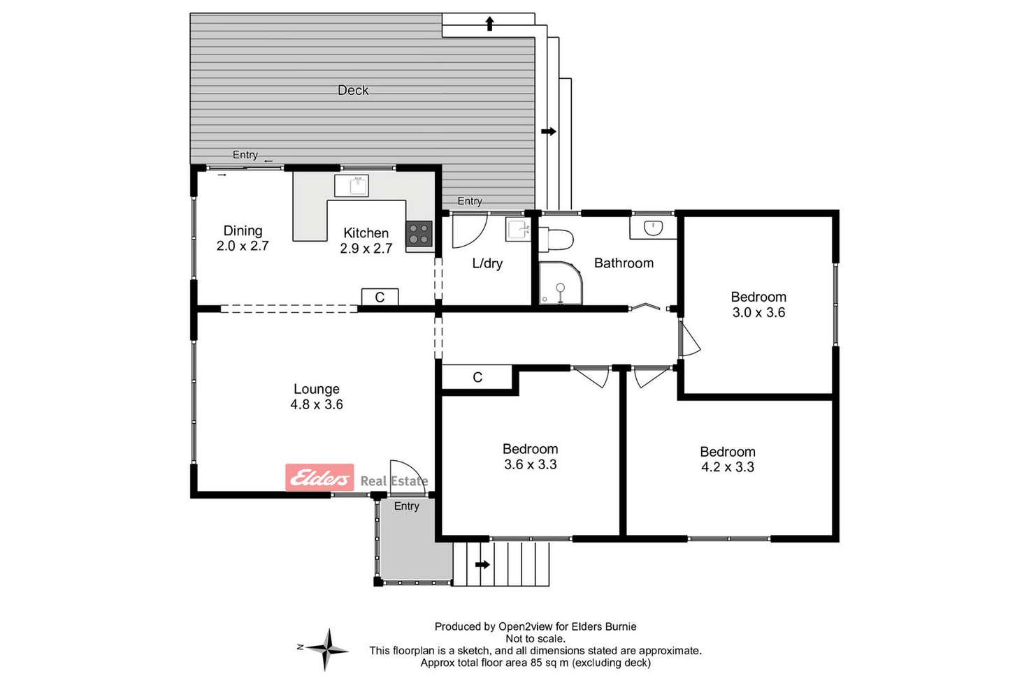 Floorplan of Homely house listing, 29 Ogden Street, Acton TAS 7320