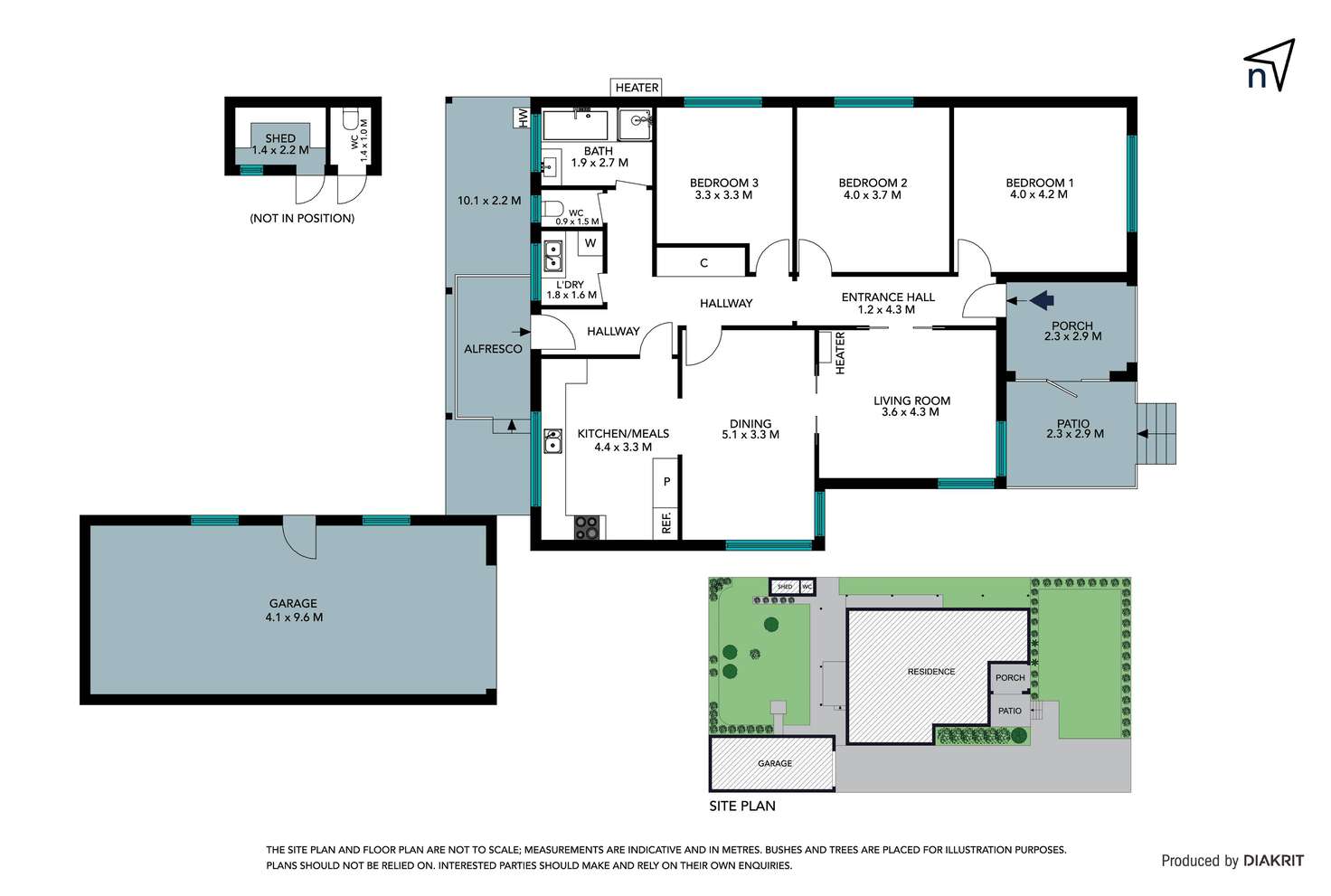 Floorplan of Homely house listing, 41 Casey Drive, Lalor VIC 3075
