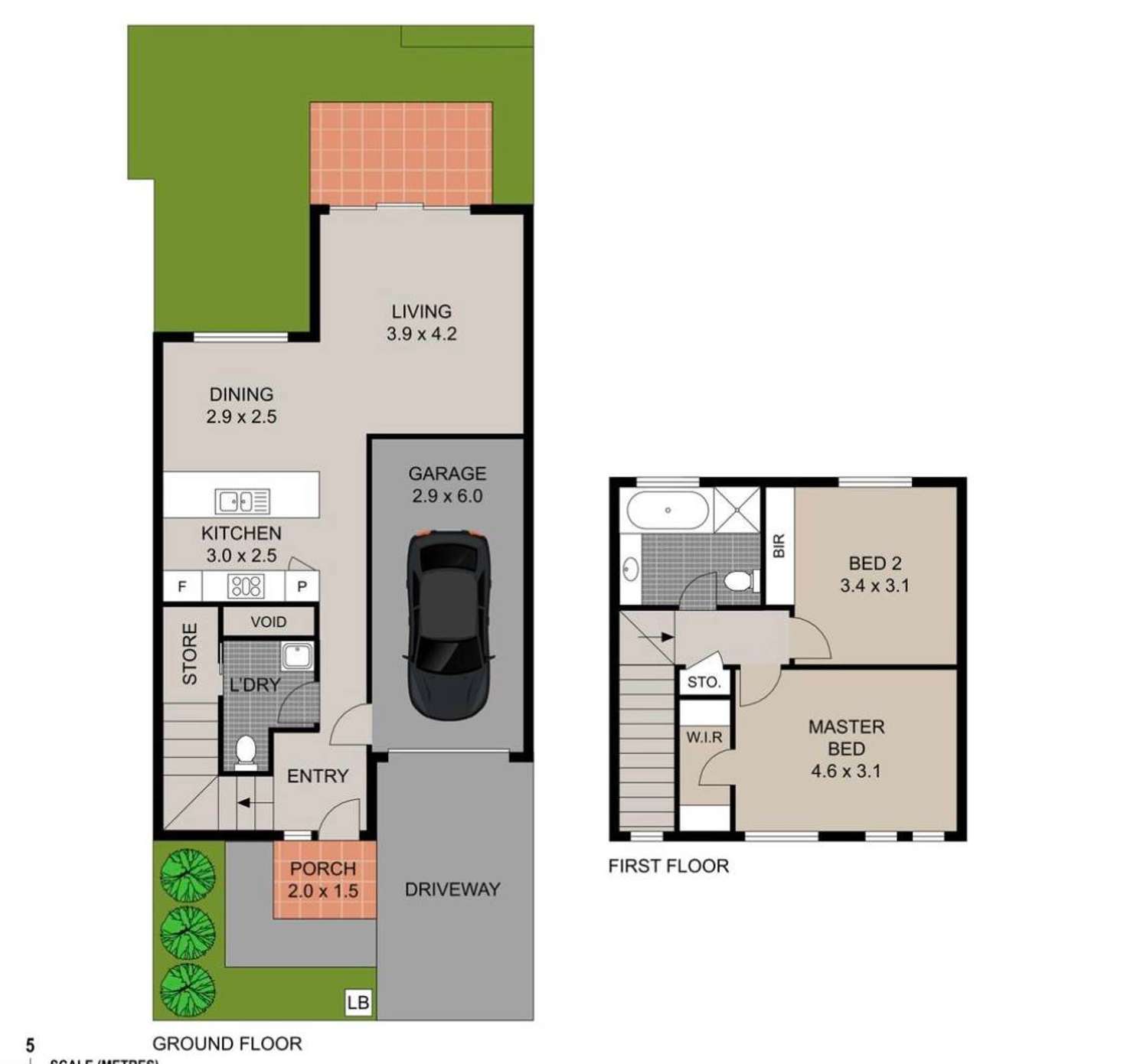 Floorplan of Homely townhouse listing, 11 Kelby Street, The Ponds NSW 2769