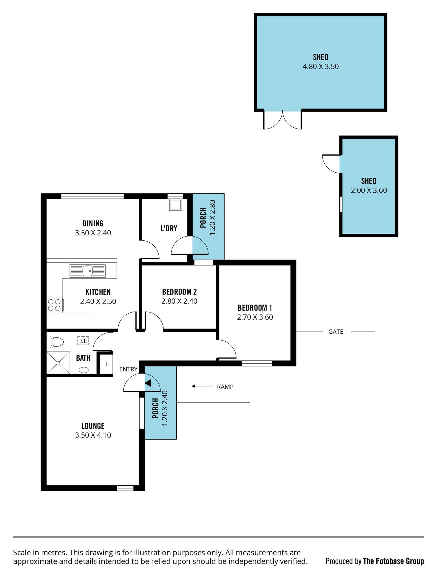 Floorplan of Homely house listing, 21 Lavender Drive, Parafield Gardens SA 5107