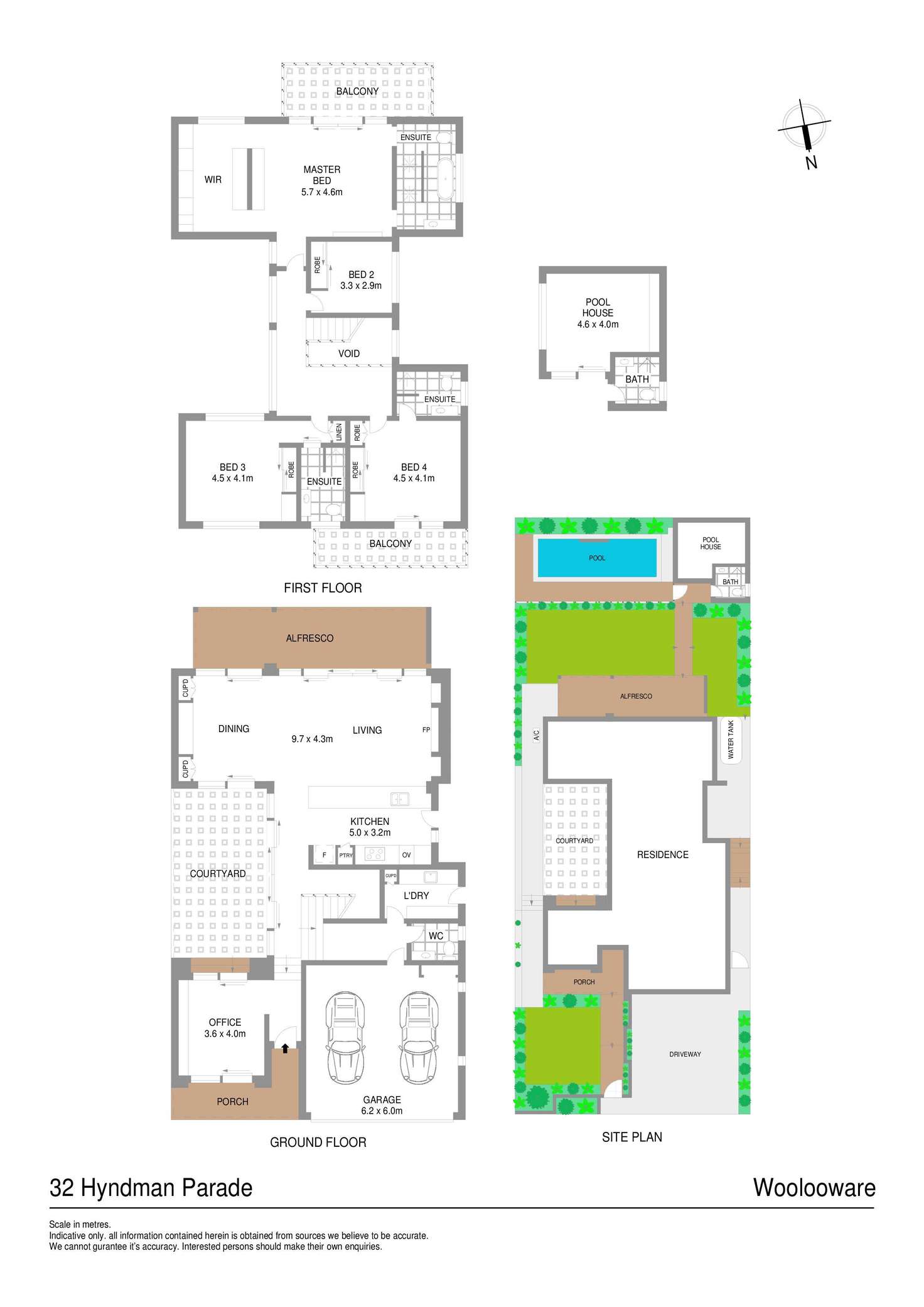 Floorplan of Homely house listing, 32 Hyndman Parade, Woolooware NSW 2230