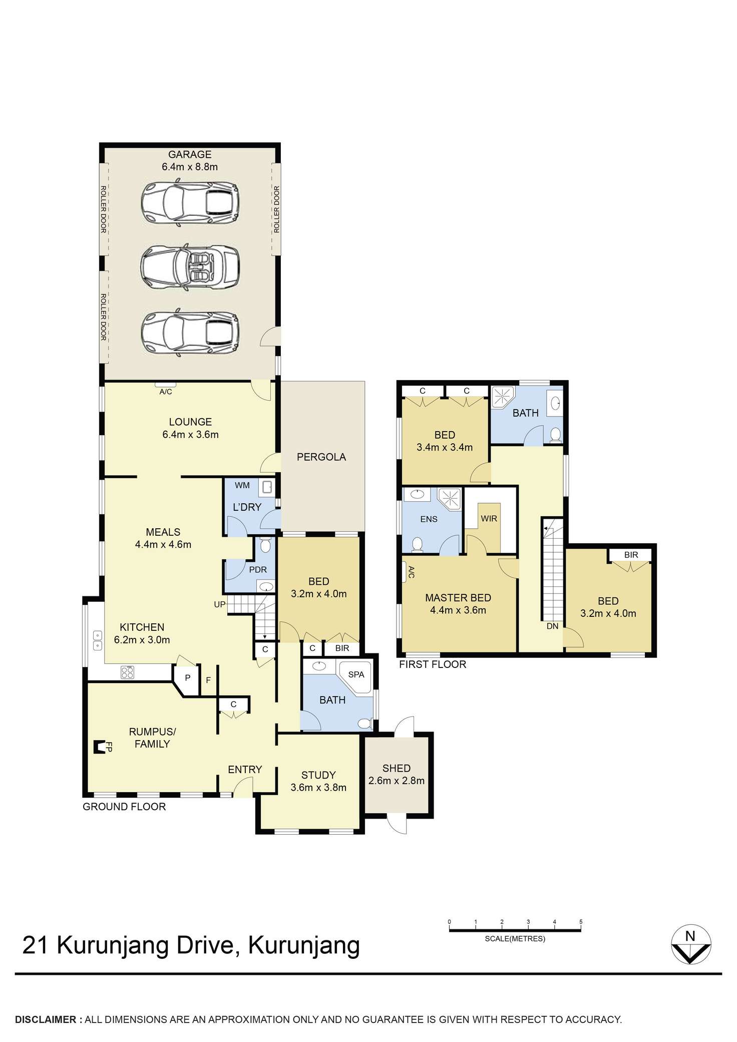 Floorplan of Homely house listing, 21 Kurunjang Drive, Kurunjang VIC 3337