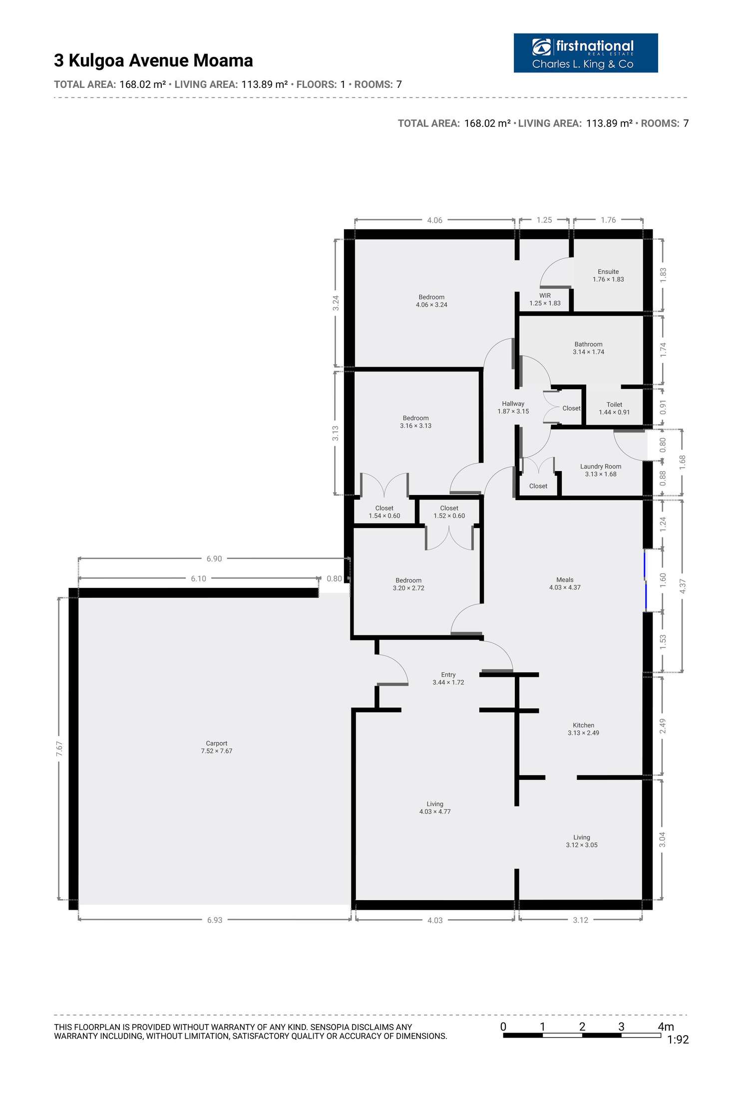 Floorplan of Homely house listing, 3 Kulgoa Avenue, Moama NSW 2731