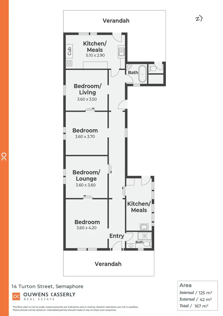 Floorplan of Homely house listing, 14 Turton Street, Semaphore SA 5019