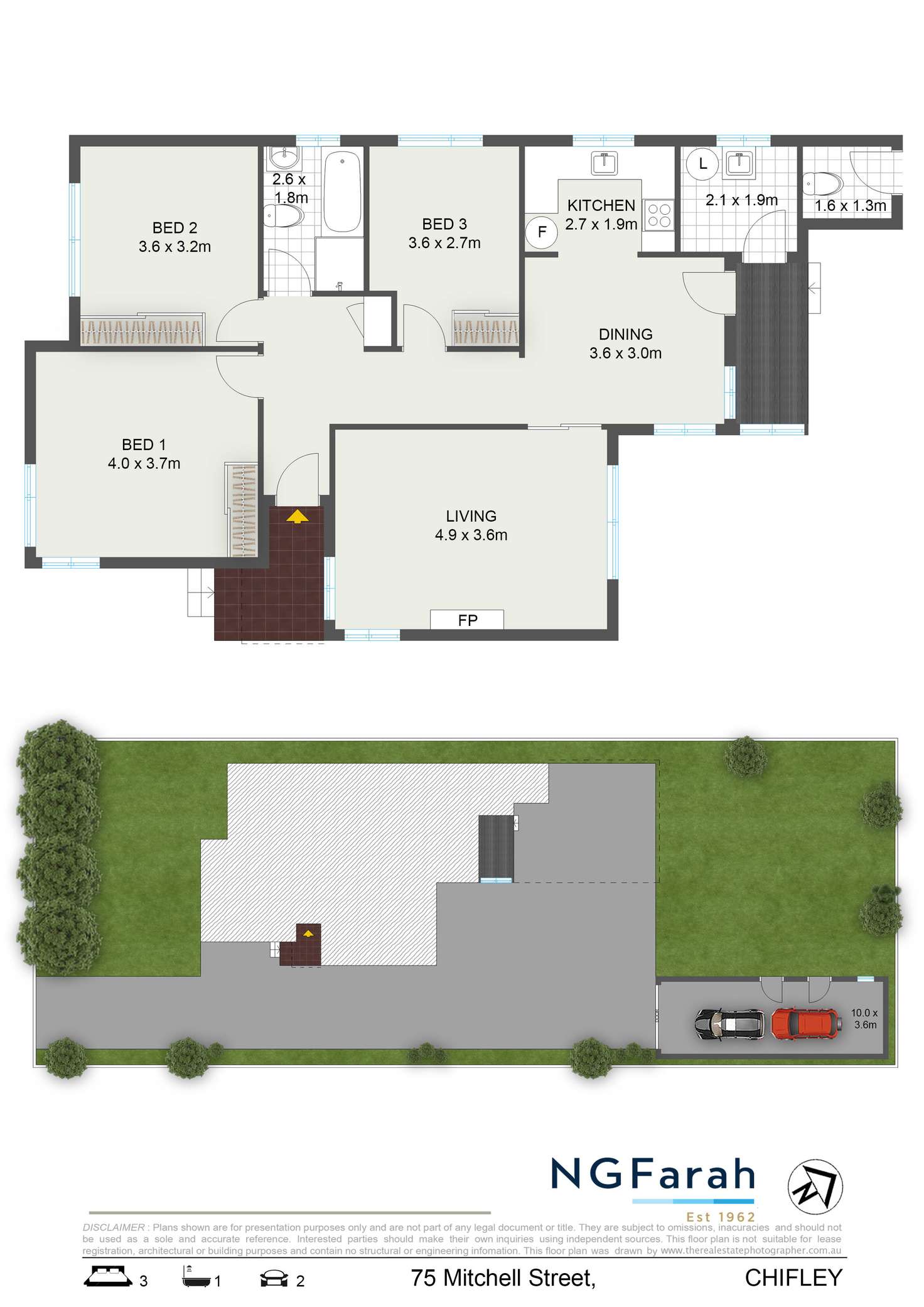 Floorplan of Homely house listing, 75 Mitchell Street, Chifley NSW 2036
