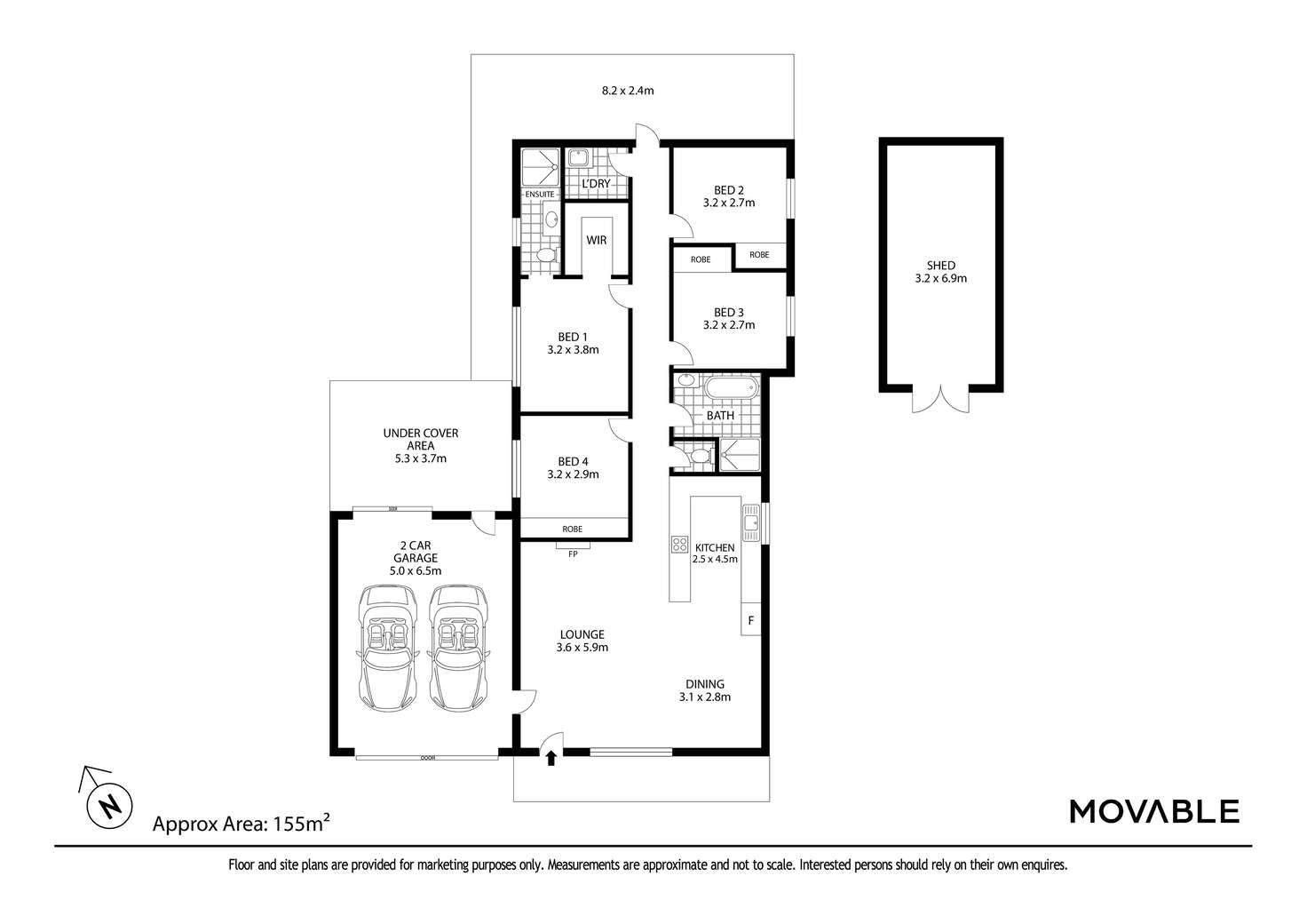 Floorplan of Homely house listing, 21 Lynn Place, Speers Point NSW 2284