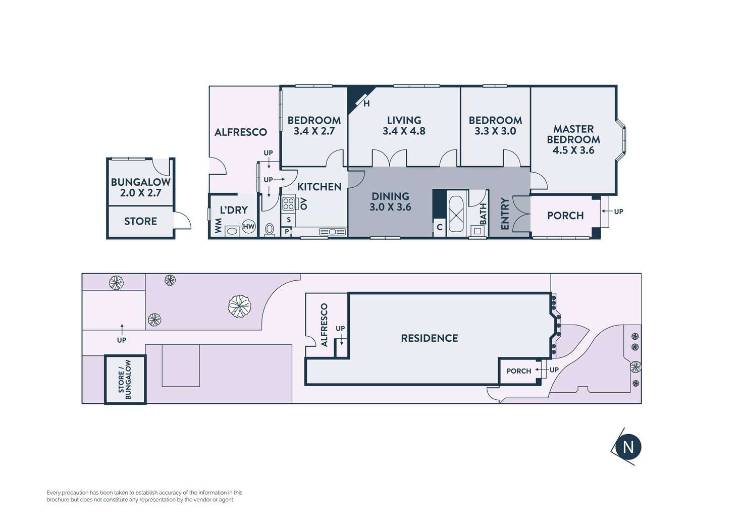 Floorplan of Homely house listing, 188 Harold Street, Thornbury VIC 3071