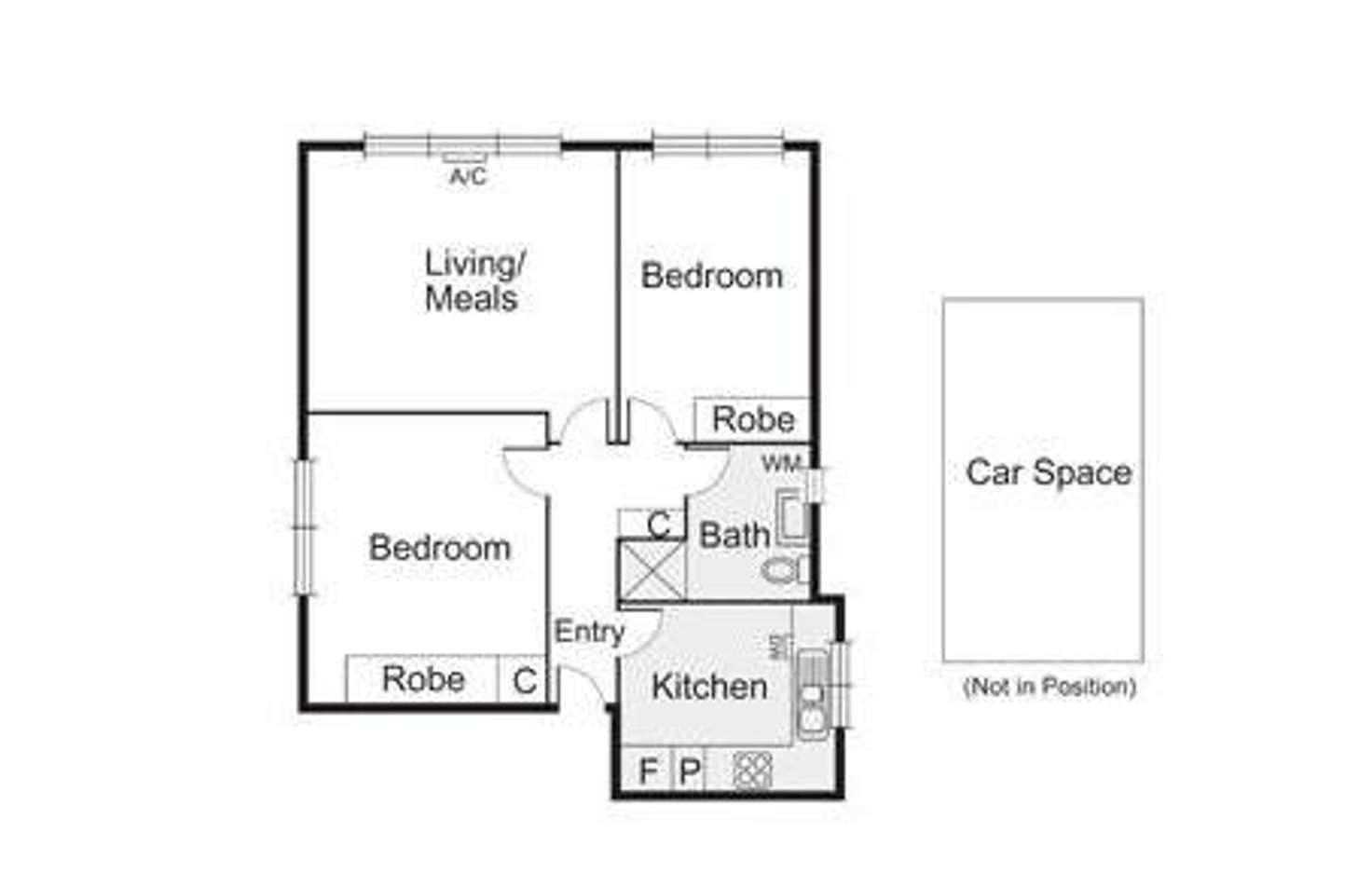 Floorplan of Homely apartment listing, 8/26 Ruskin Street, Elwood VIC 3184