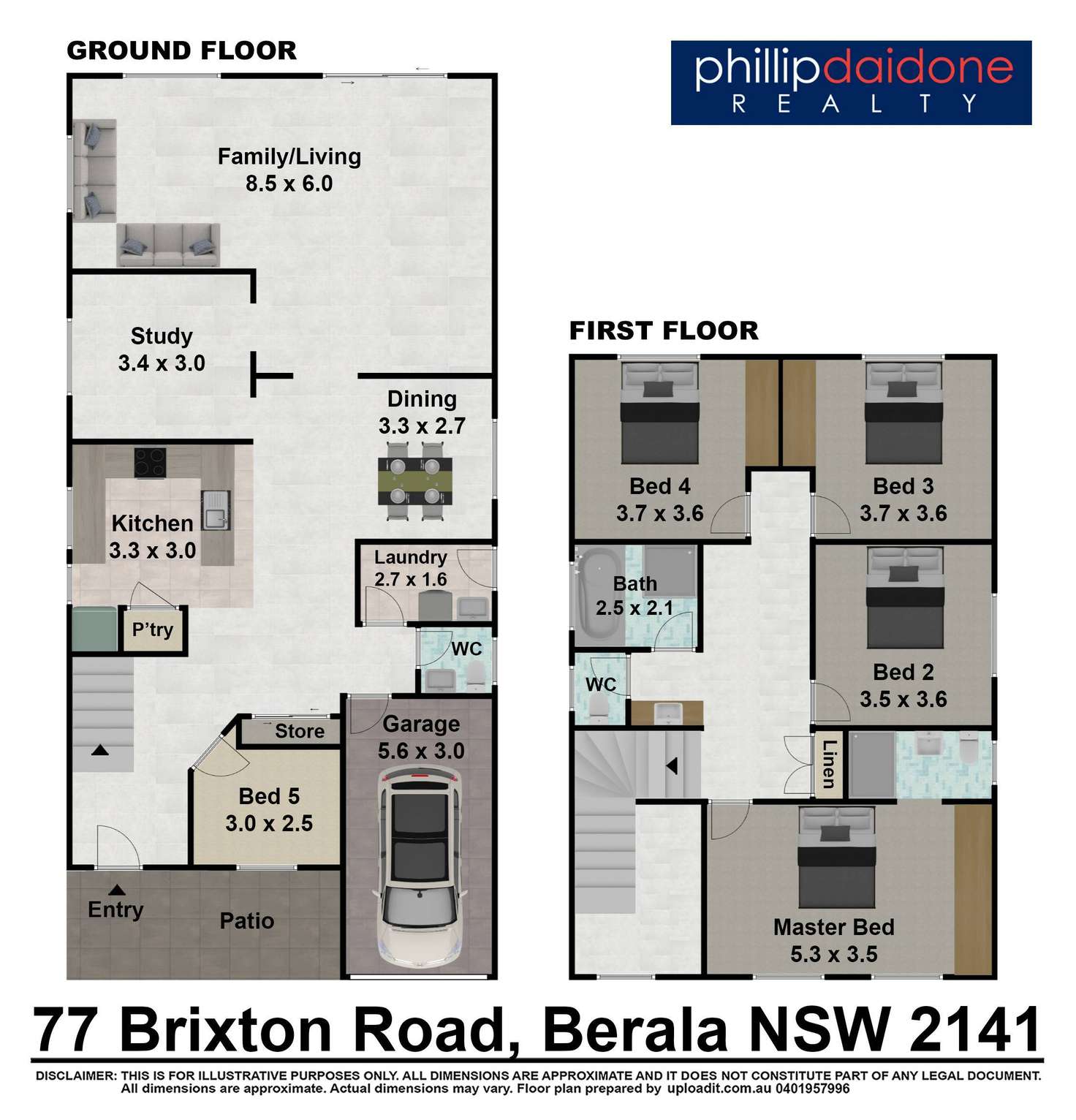 Floorplan of Homely house listing, 77 Brixton Road, Berala NSW 2141