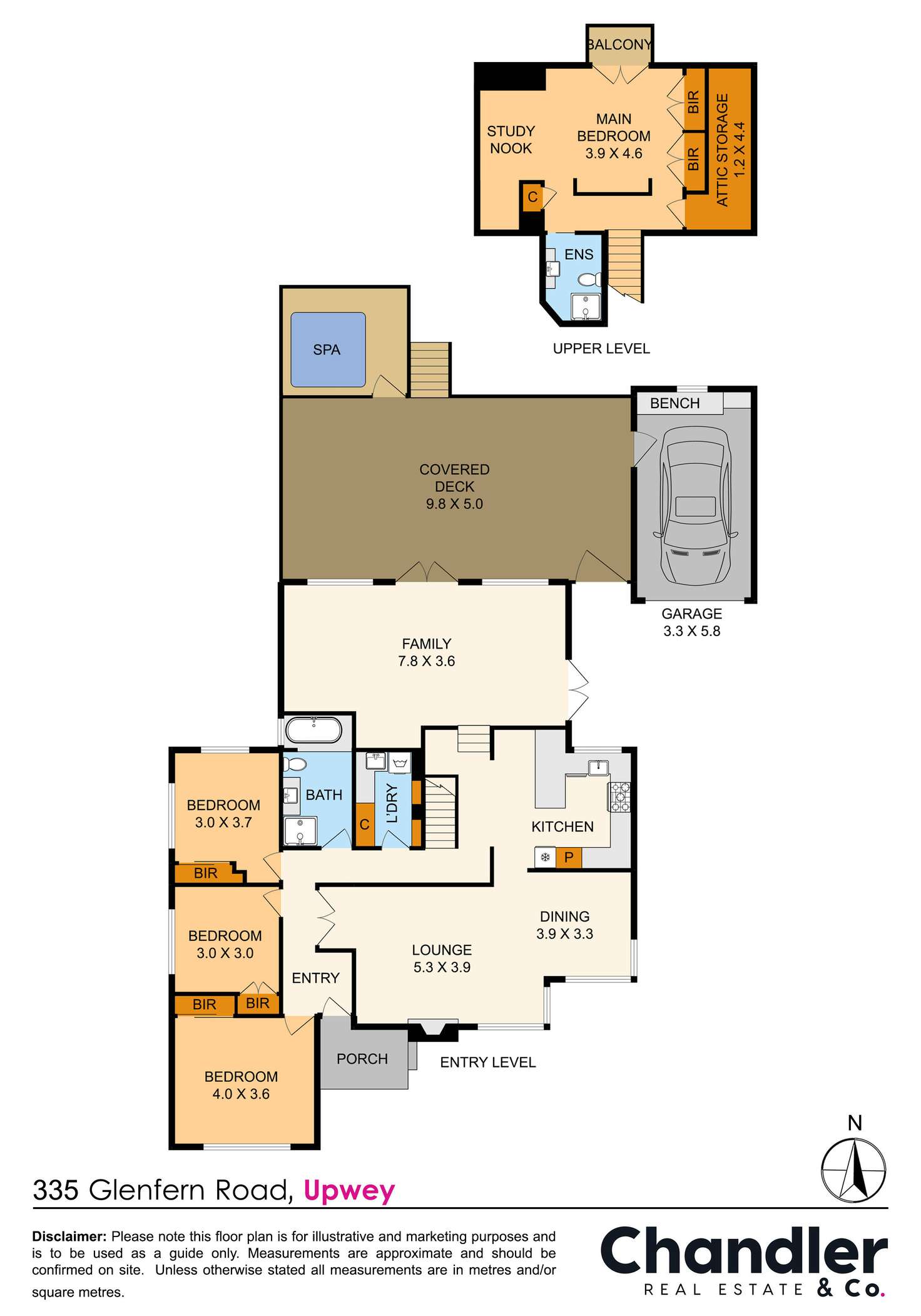 Floorplan of Homely house listing, 335 Glenfern Road, Upwey VIC 3158