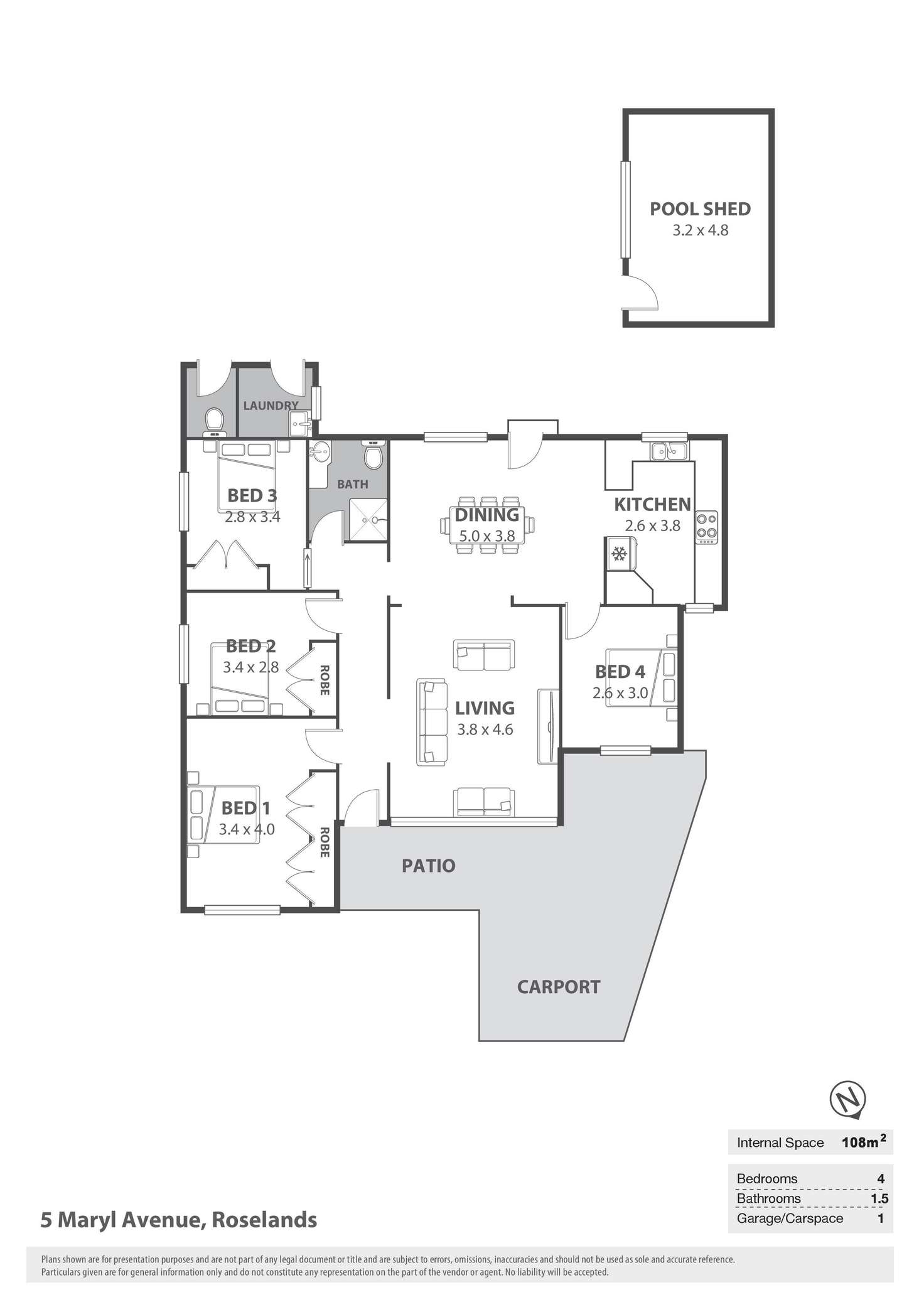 Floorplan of Homely house listing, 5 Maryl Avenue, Roselands NSW 2196