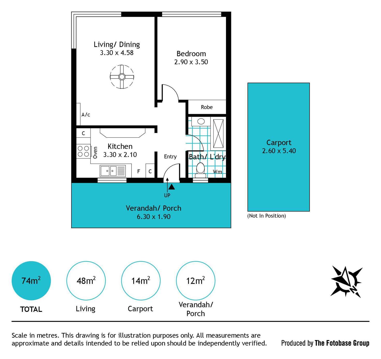 Floorplan of Homely unit listing, 7/245 Anzac Highway, Plympton SA 5038