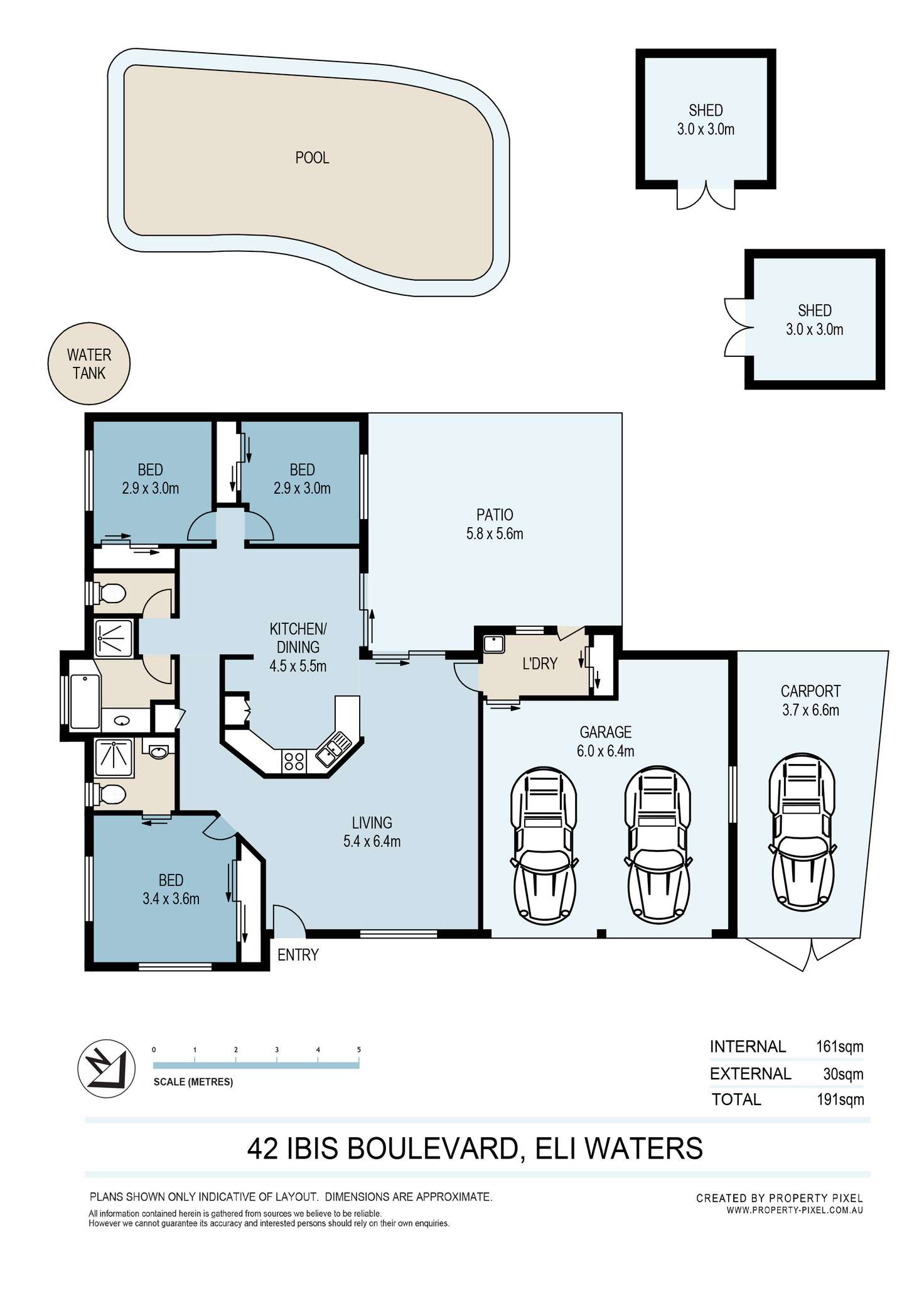 Floorplan of Homely house listing, 42 Ibis Boulevard, Eli Waters QLD 4655