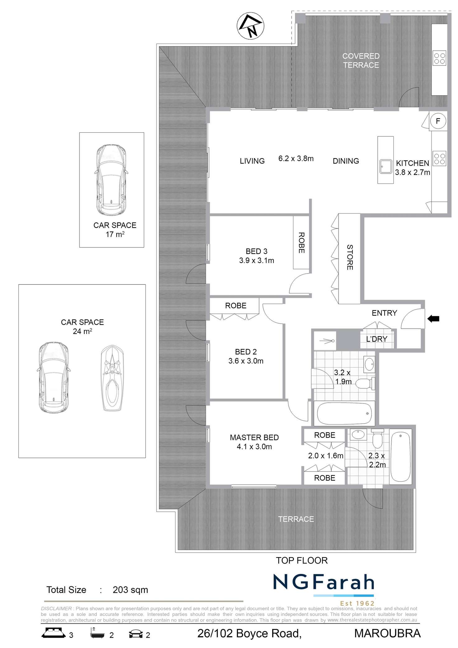 Floorplan of Homely apartment listing, 26/102 Boyce Road, Maroubra NSW 2035