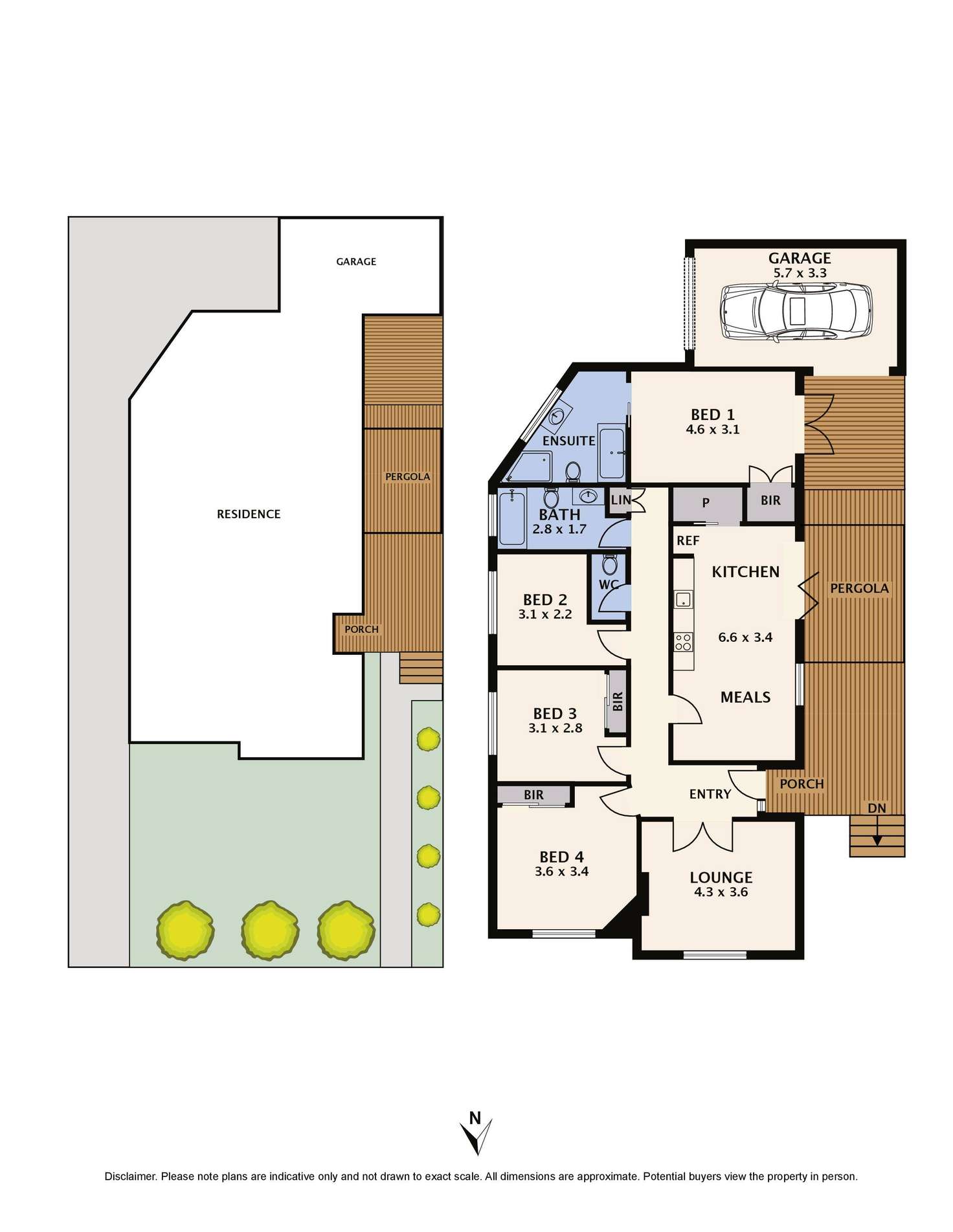 Floorplan of Homely house listing, 1/5 Delaware Street, Reservoir VIC 3073