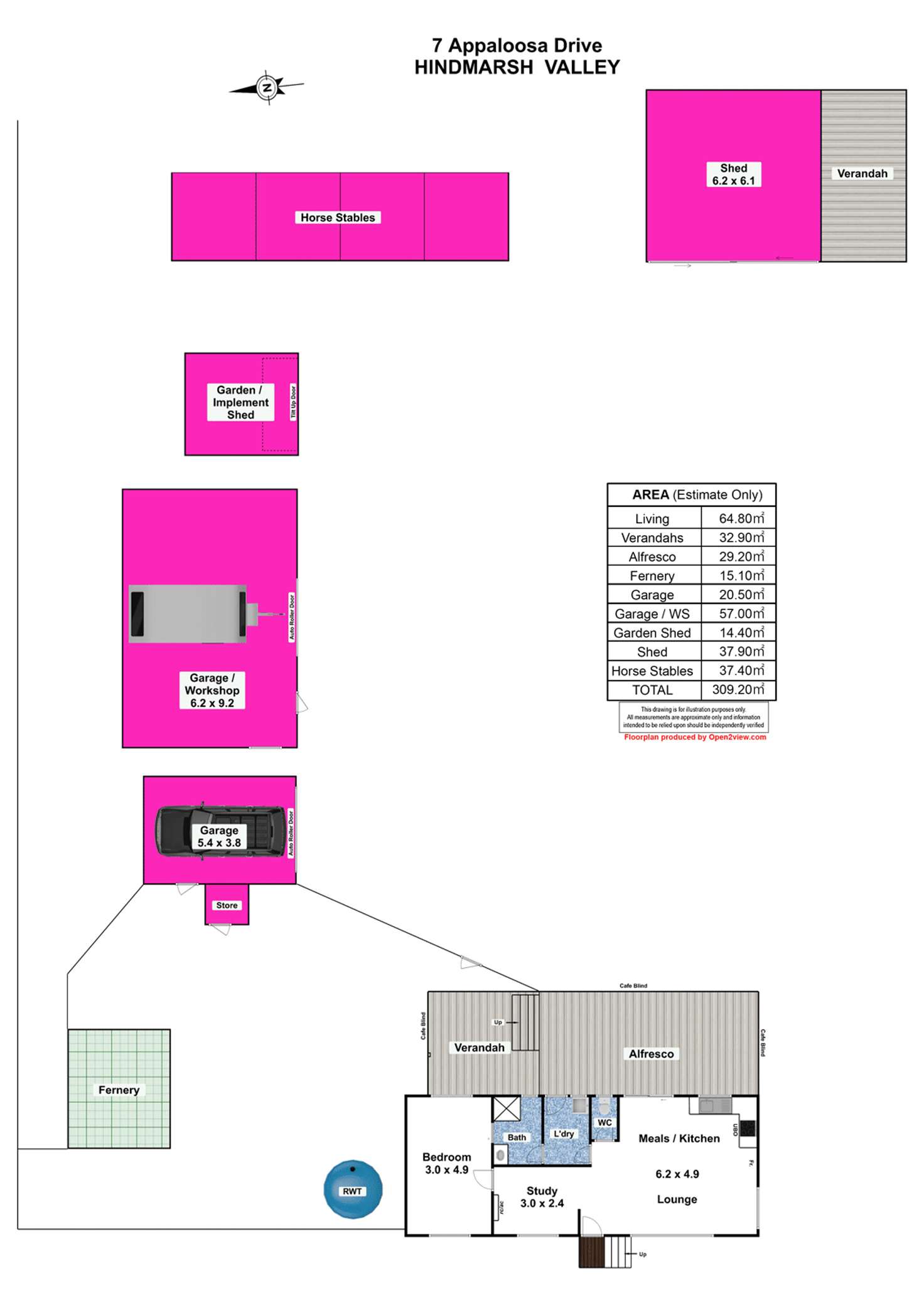 Floorplan of Homely house listing, 7 Appaloosa Drive, Hindmarsh Valley SA 5211
