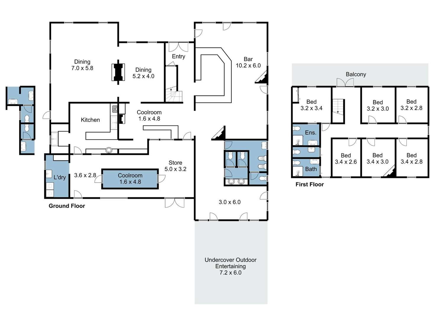 Floorplan of Homely house listing, 63-65 Hill Street, Longwood VIC 3665