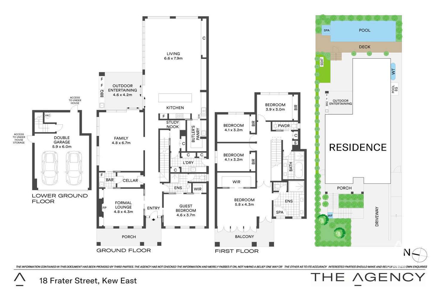 Floorplan of Homely house listing, 18 Frater Street, Kew East VIC 3102