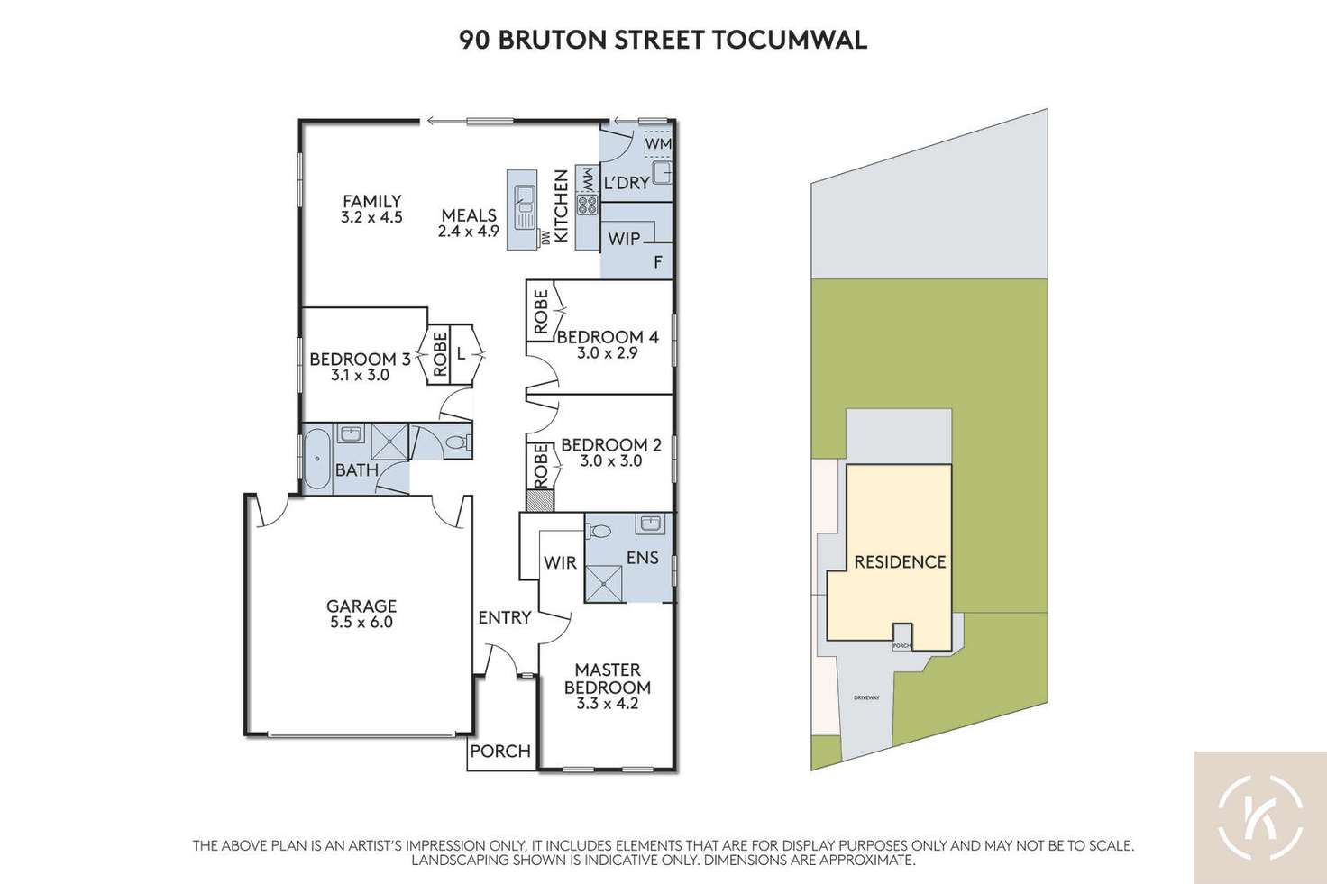 Floorplan of Homely house listing, 90 Bruton Street, Tocumwal NSW 2714