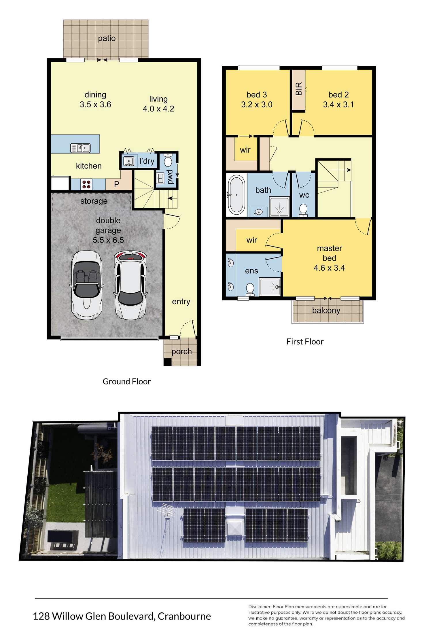 Floorplan of Homely house listing, 128 Willow Glen Boulevard, Cranbourne VIC 3977