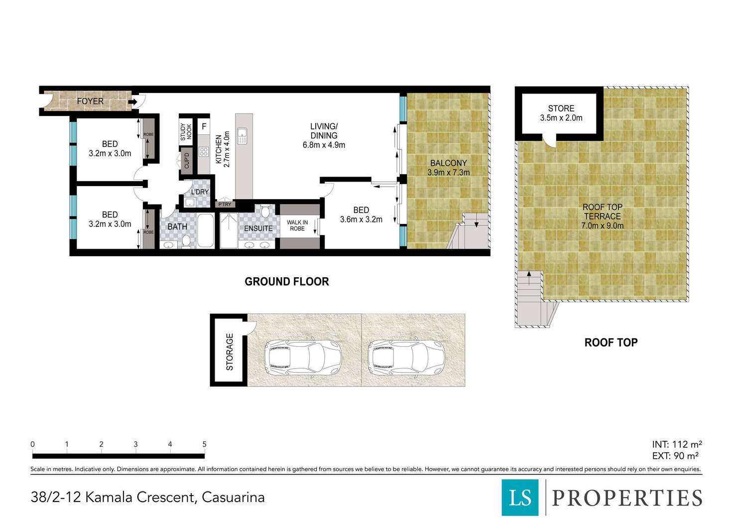 Floorplan of Homely apartment listing, 38/2-10 Kamala Crescent, Casuarina NSW 2487