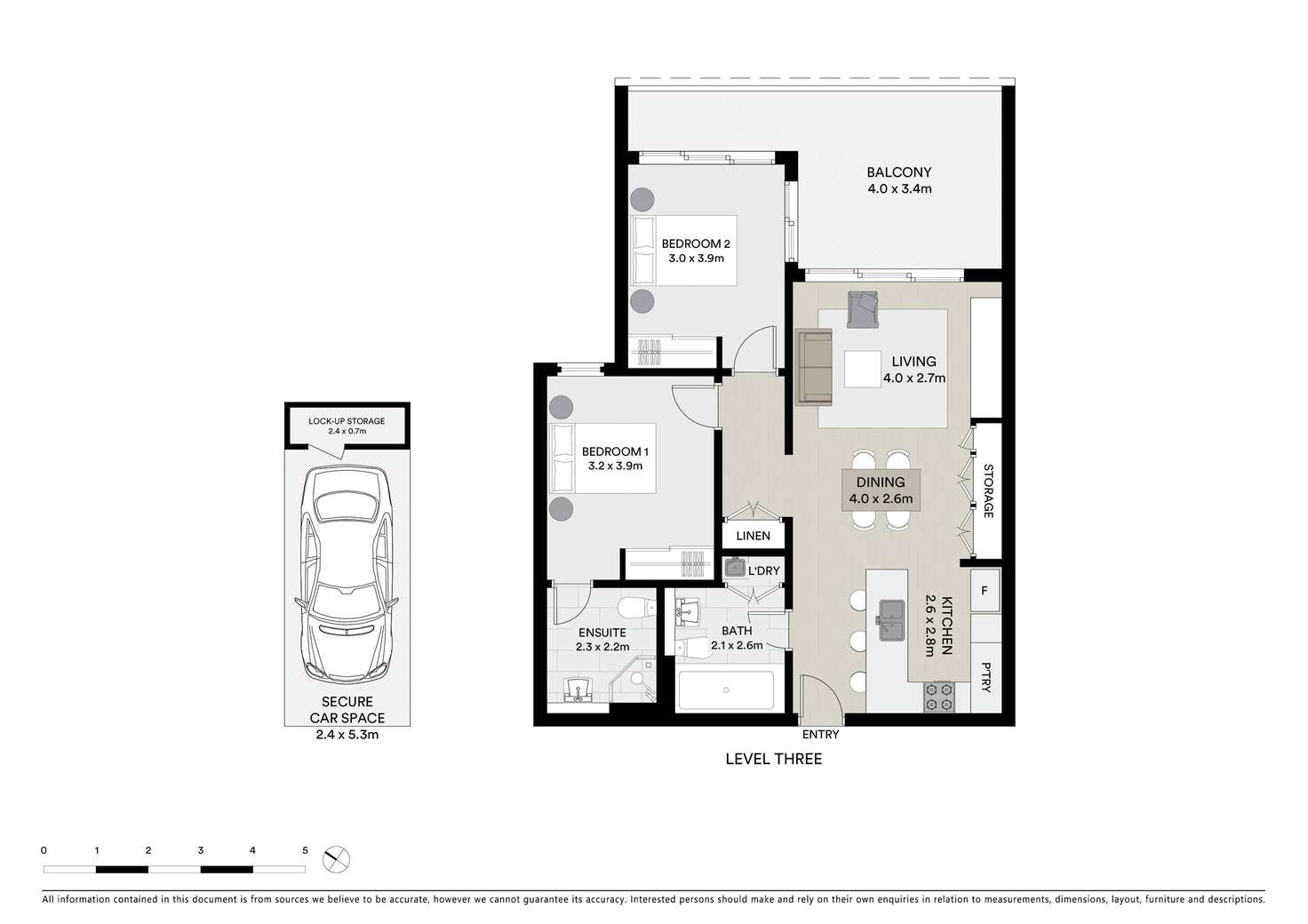 Floorplan of Homely apartment listing, 304/124 Killeaton Street, St Ives NSW 2075
