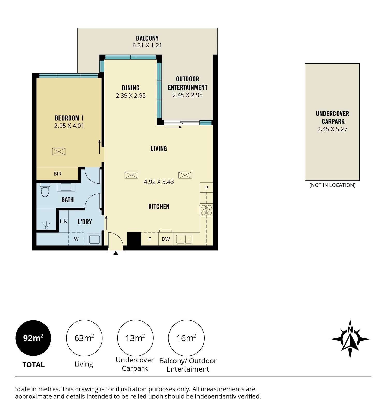 Floorplan of Homely apartment listing, 809/68 Elizabeth Street, Adelaide SA 5000