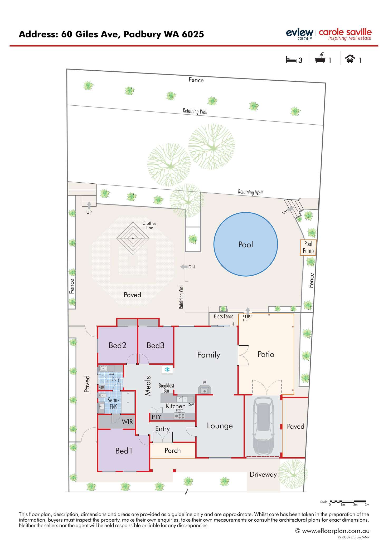 Floorplan of Homely house listing, 60 Giles Avenue, Padbury WA 6025