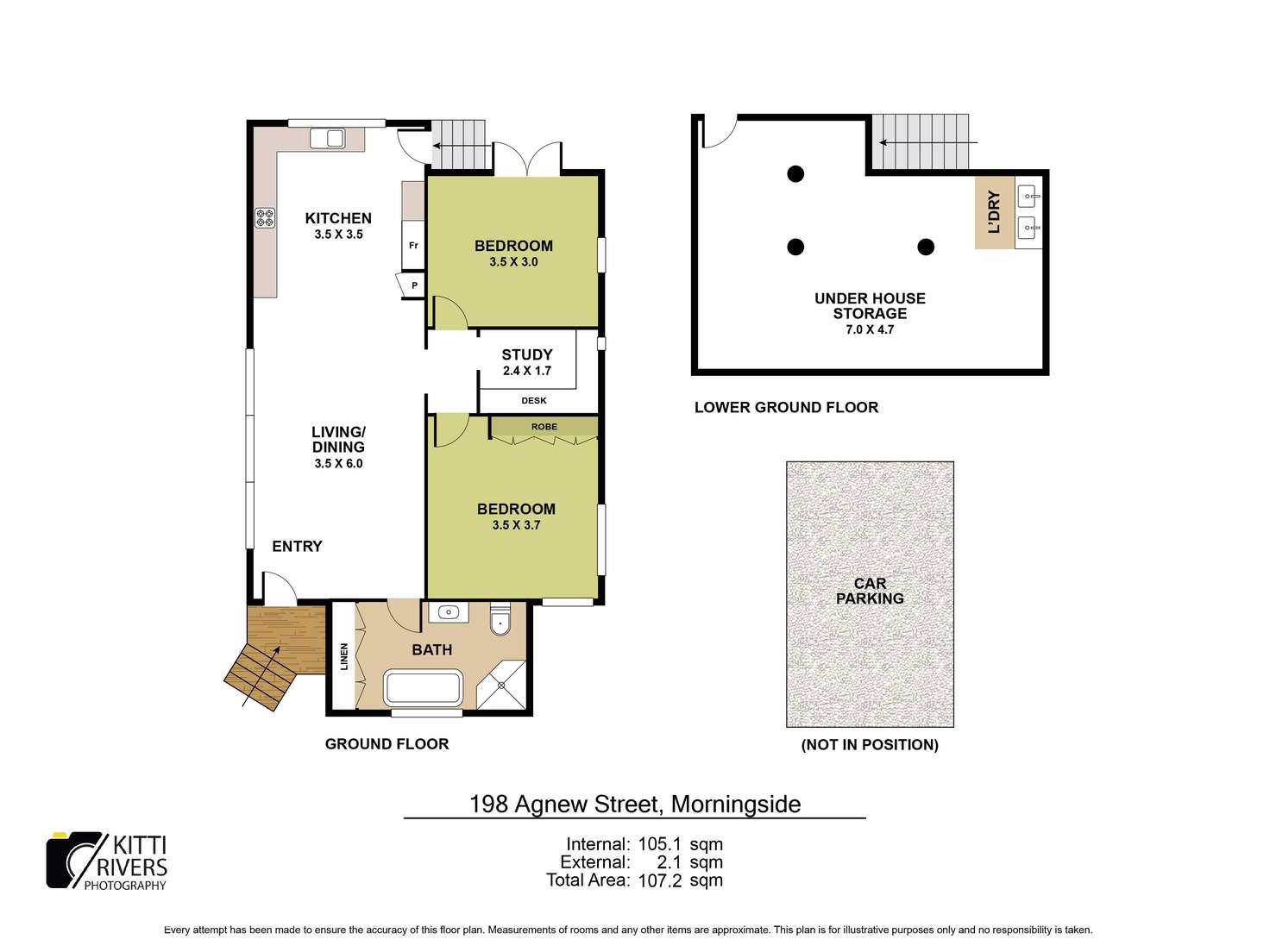 Floorplan of Homely house listing, 198 Agnew Street, Morningside QLD 4170