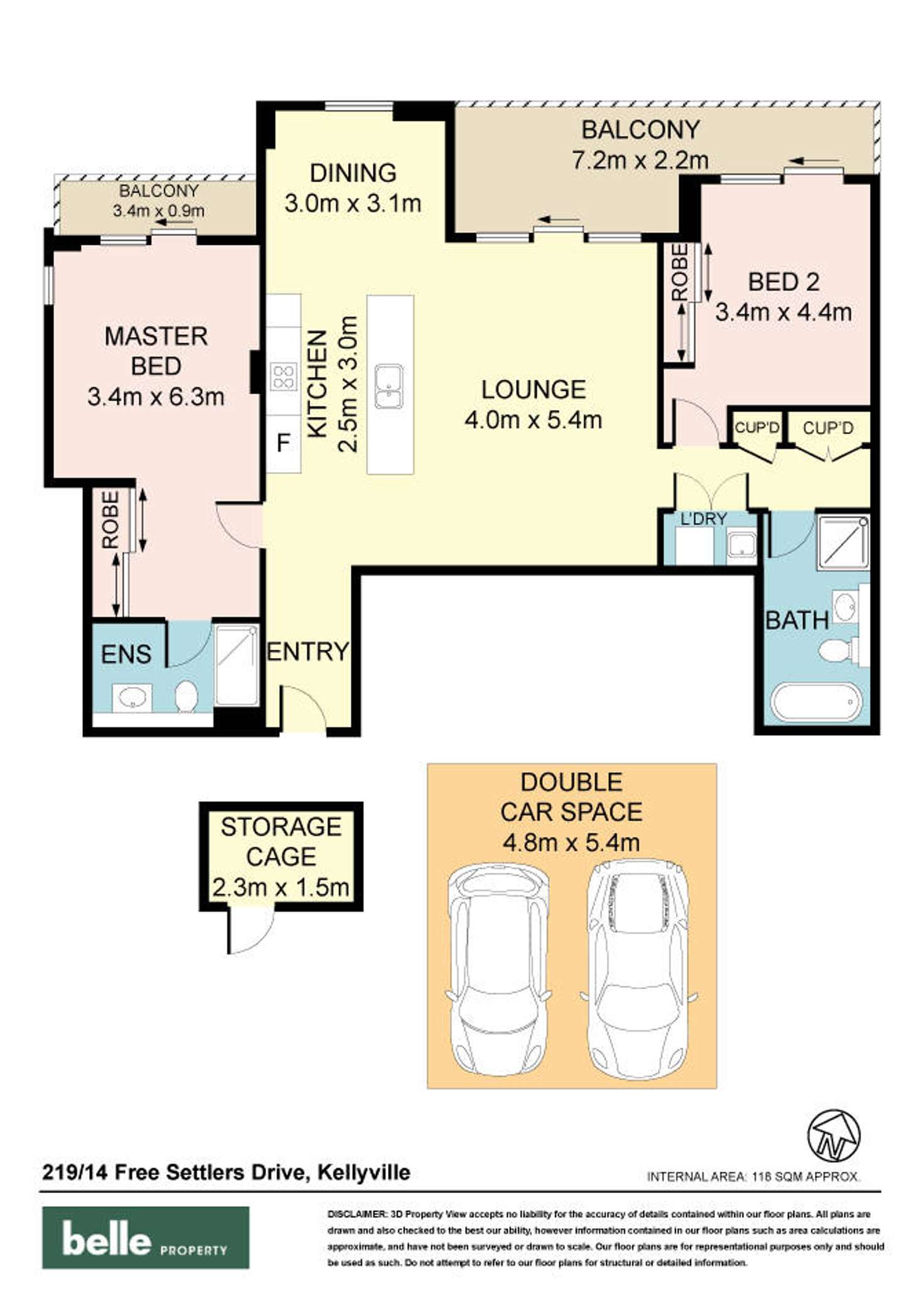 Floorplan of Homely apartment listing, 219/14 Free Settlers Drive, Kellyville NSW 2155
