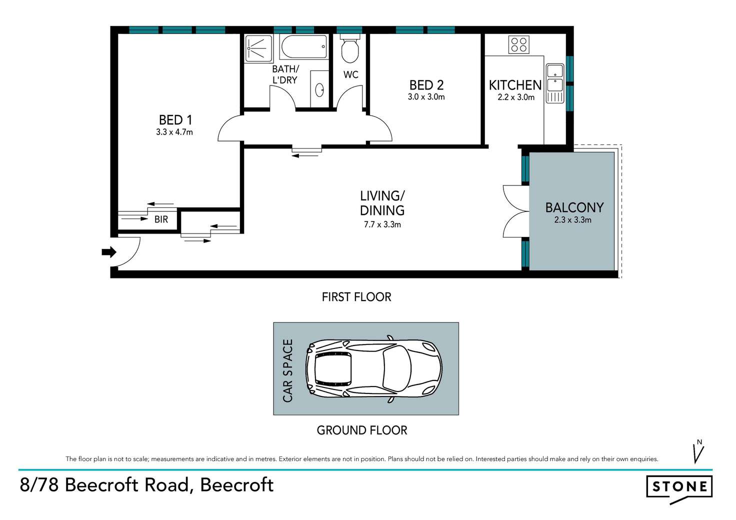 Floorplan of Homely unit listing, 8/78 Beecroft Road, Beecroft NSW 2119