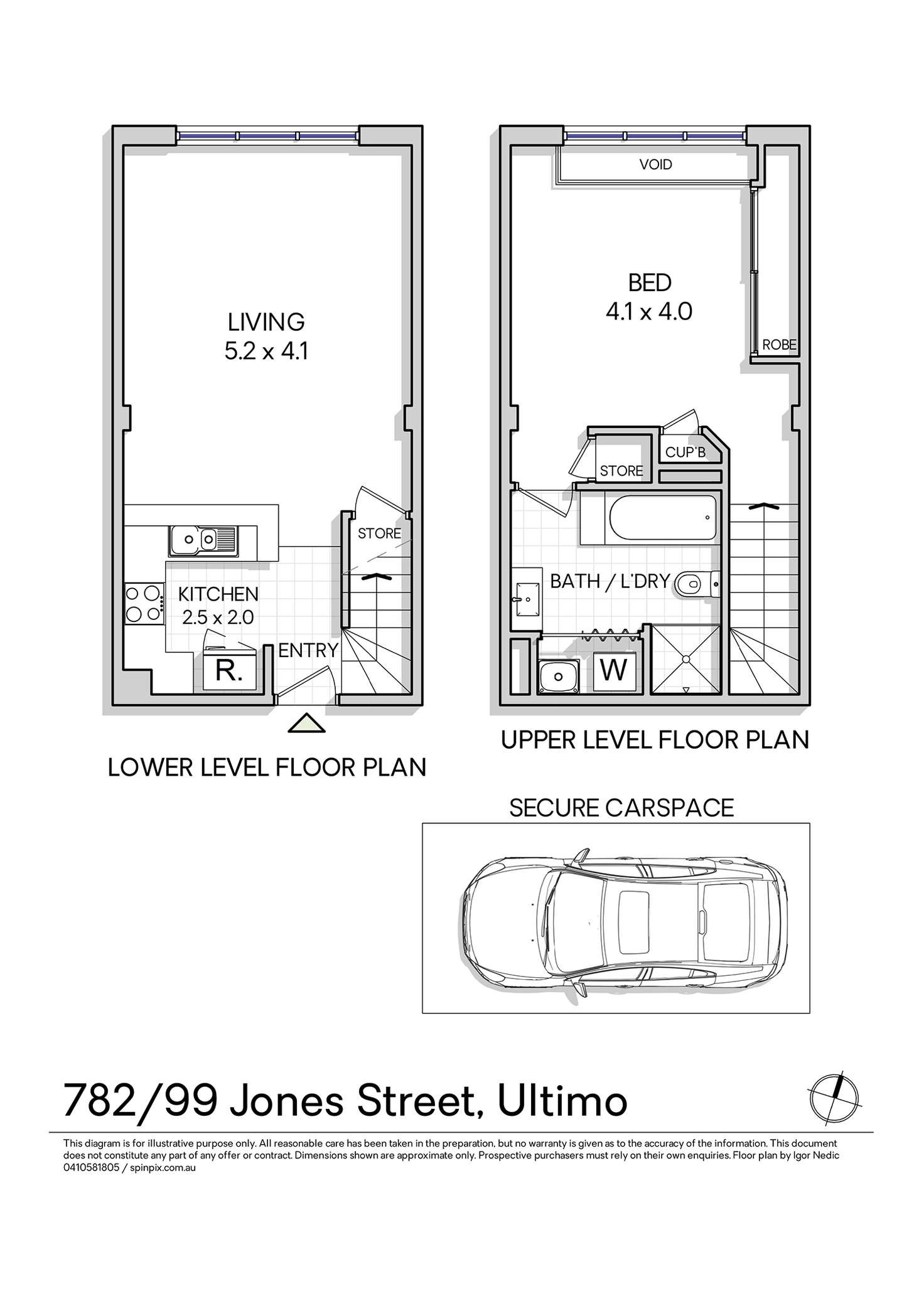 Floorplan of Homely apartment listing, 782/99 Jones Street, Ultimo NSW 2007