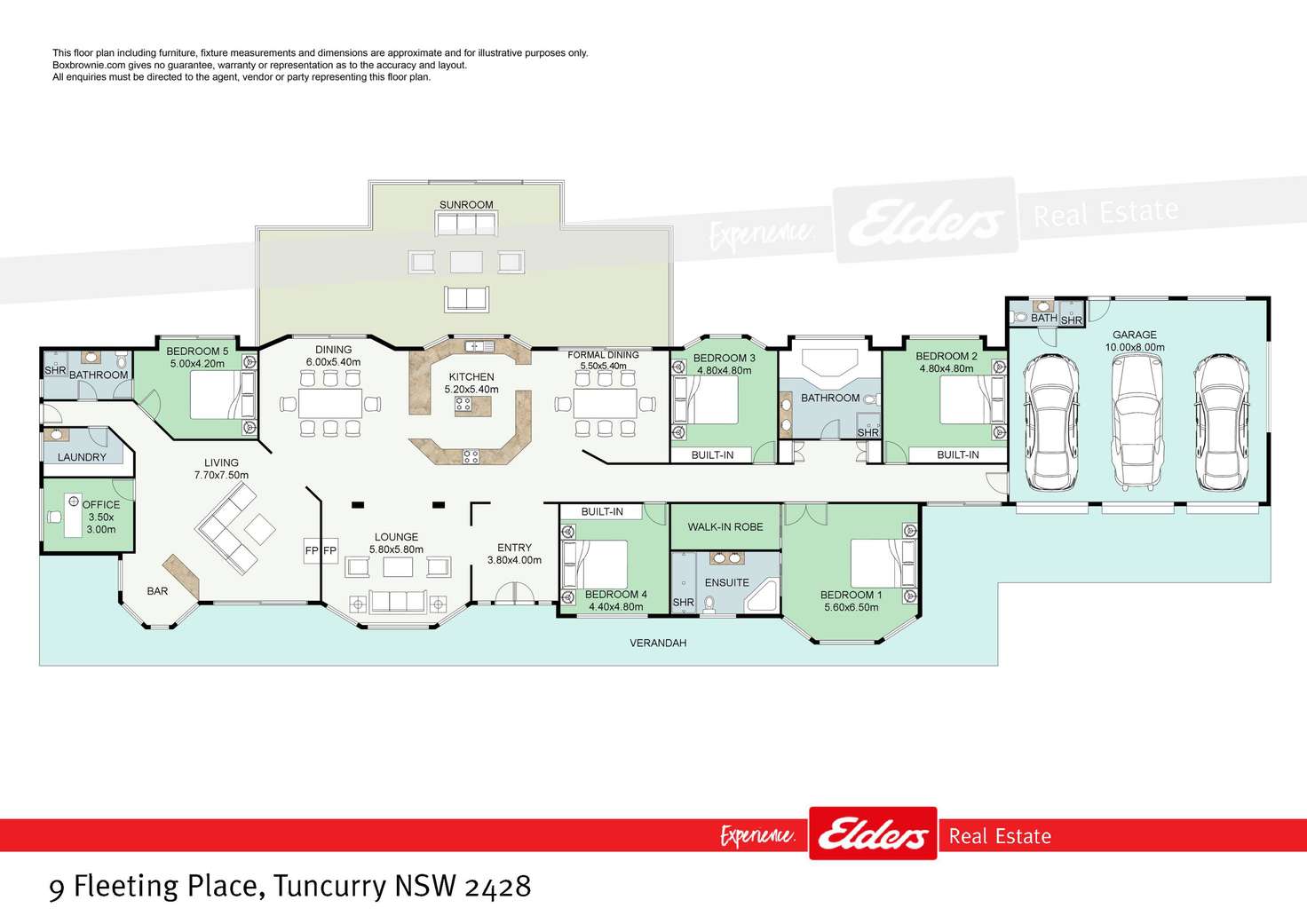 Floorplan of Homely acreageSemiRural listing, 9 Fleeting Place, Tuncurry NSW 2428