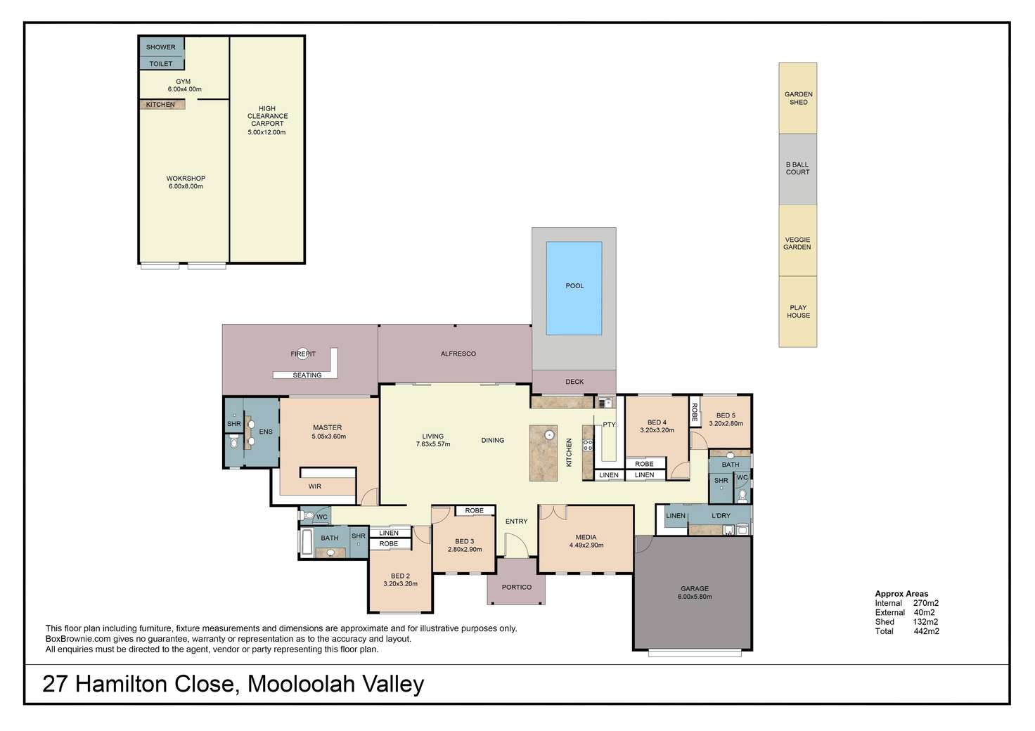 Floorplan of Homely house listing, 27 Hamilton Close, Mooloolah Valley QLD 4553