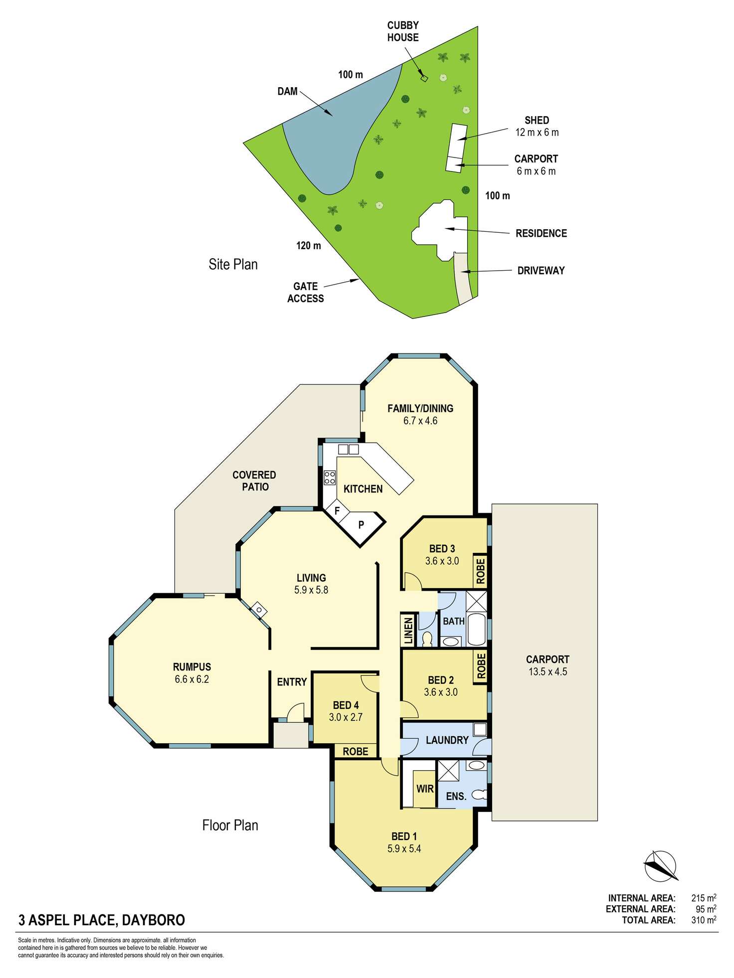 Floorplan of Homely house listing, 4 Aspel Place, Dayboro QLD 4521