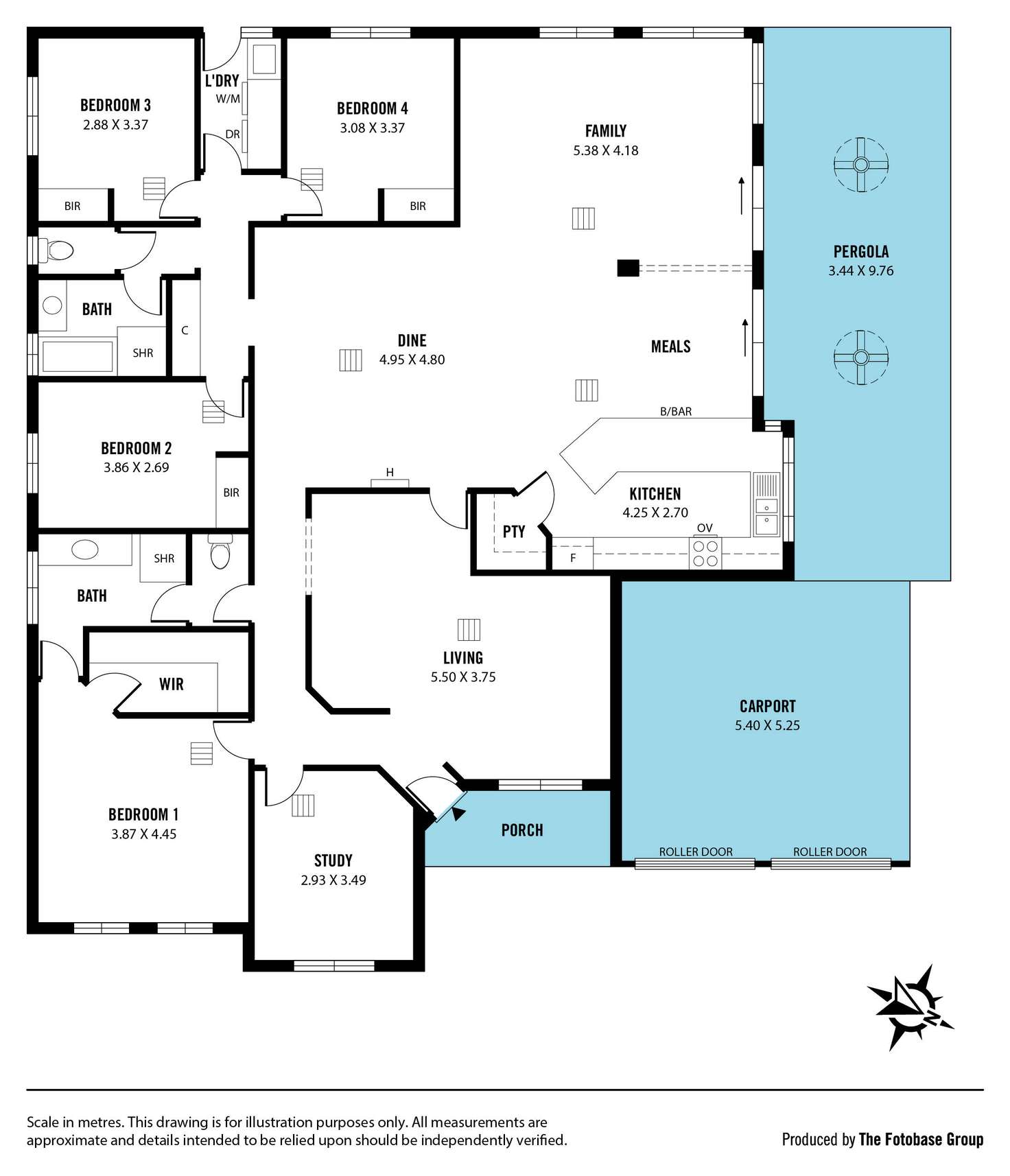 Floorplan of Homely house listing, 10 Philipson Crescent, Sheidow Park SA 5158