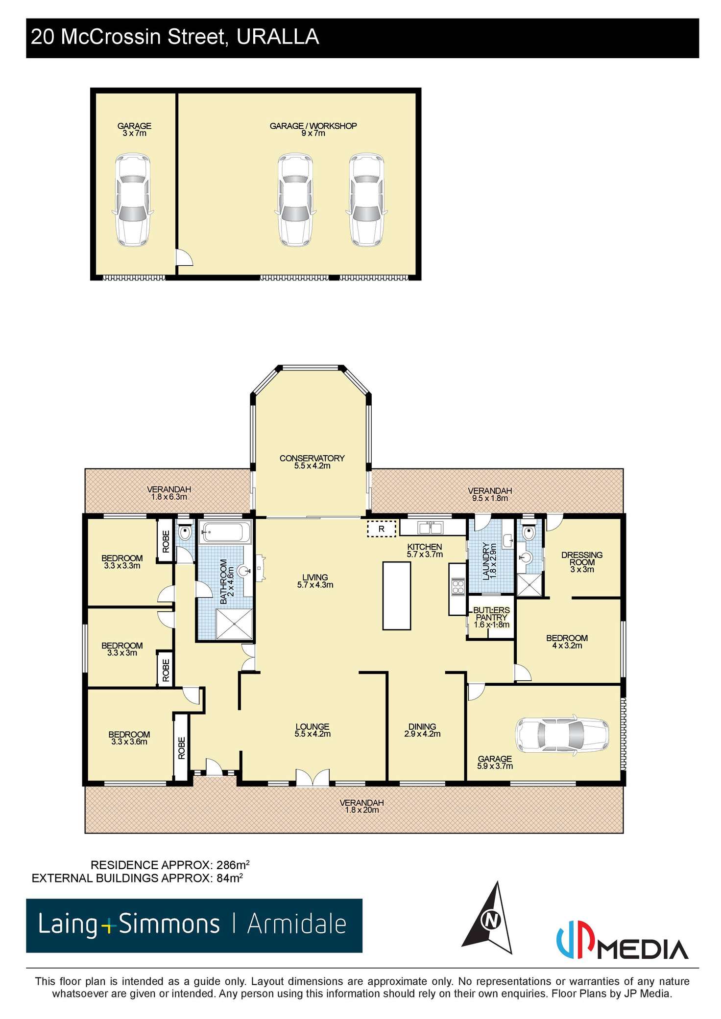 Floorplan of Homely house listing, 20 Mccrossin Street, Uralla NSW 2358