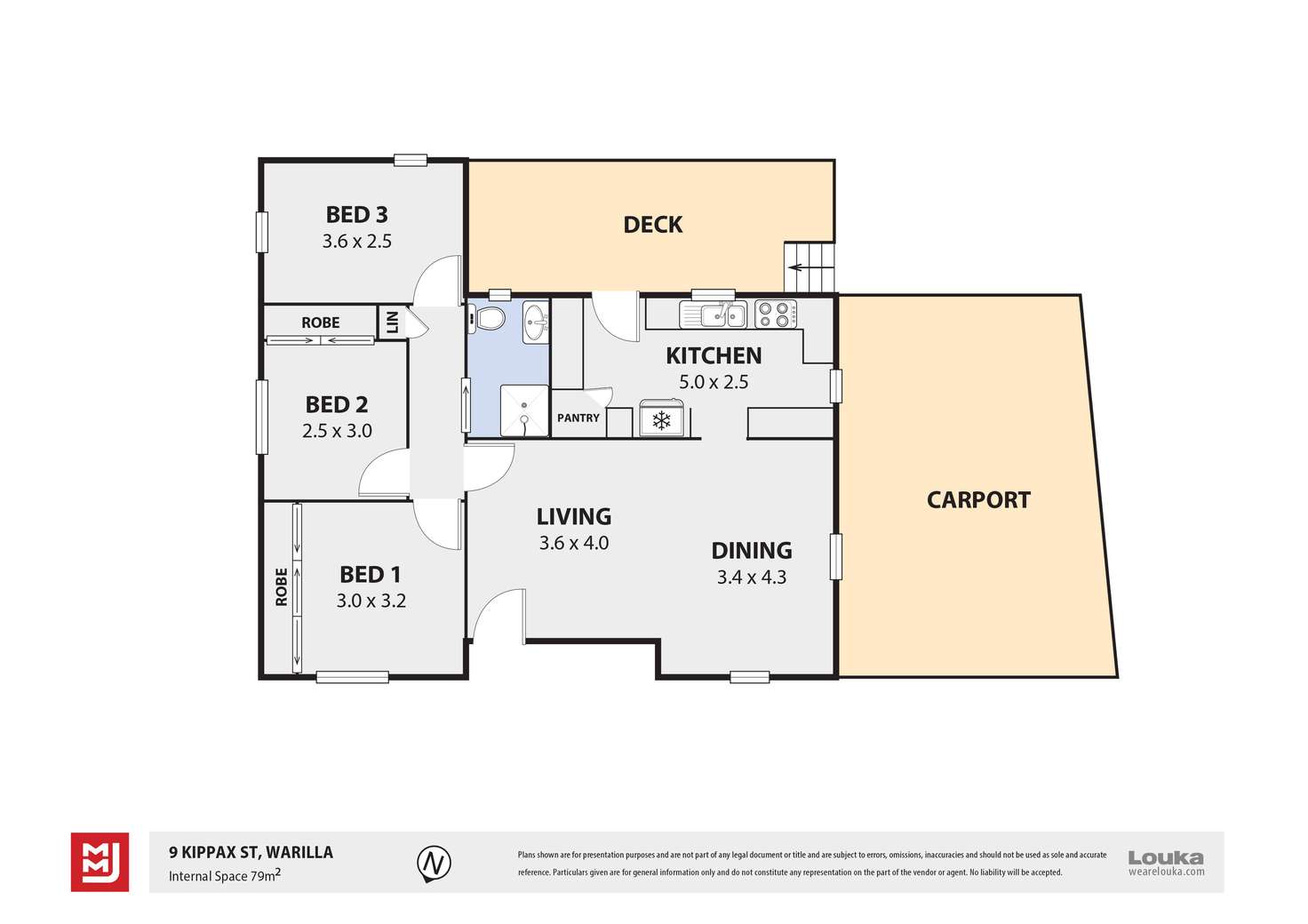 Floorplan of Homely house listing, 9 Kippax Street, Warilla NSW 2528