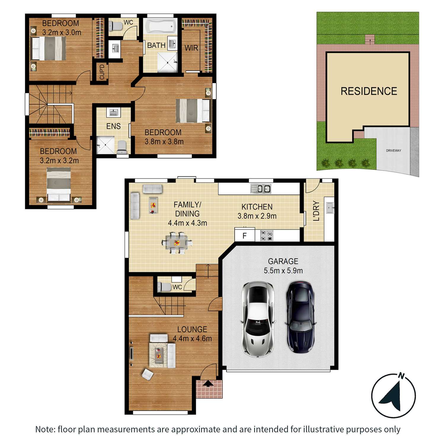 Floorplan of Homely house listing, 5 Peartree Circuit, West Pennant Hills NSW 2125