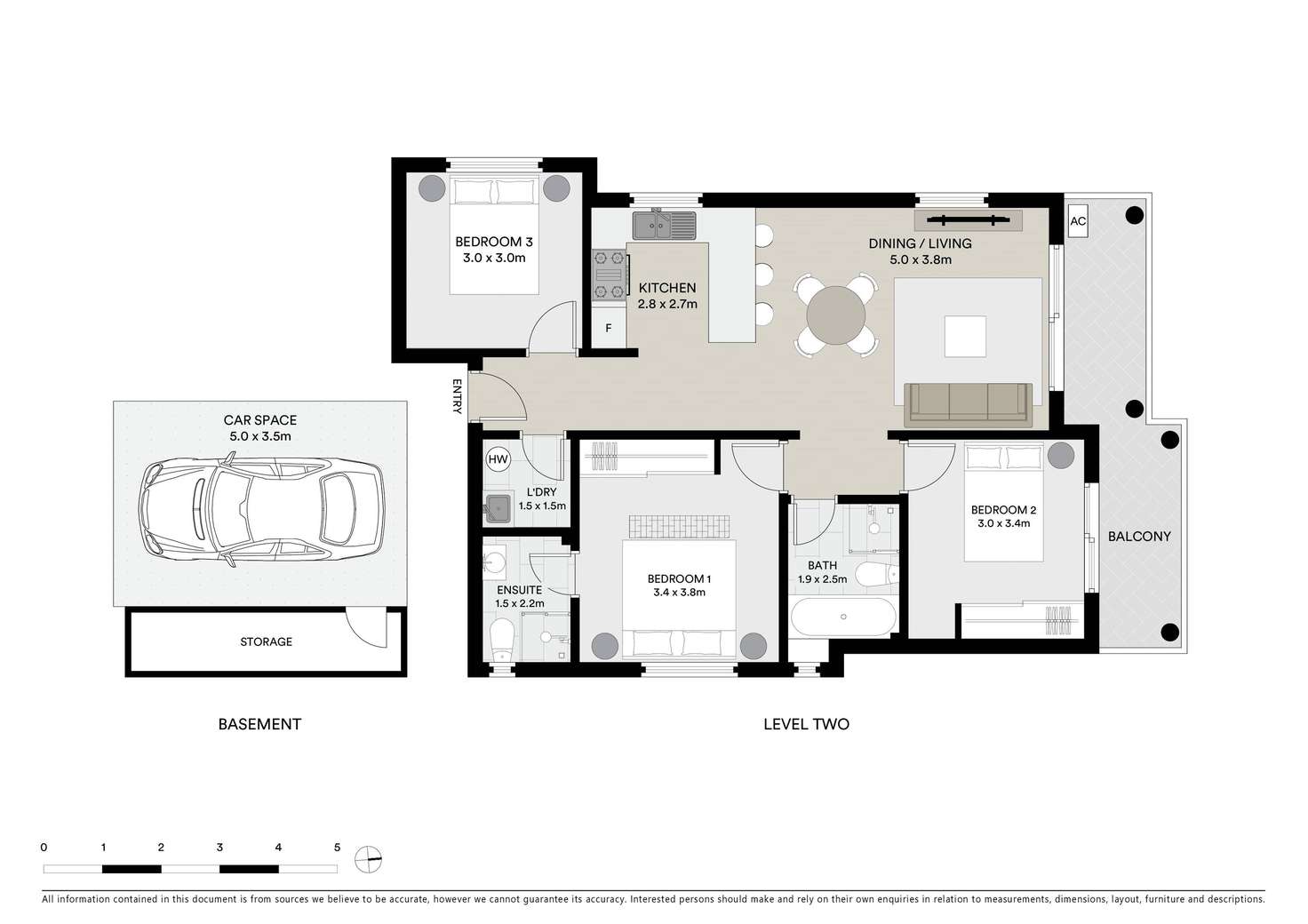 Floorplan of Homely unit listing, 3/2 Fontainebleau Street, Sans Souci NSW 2219