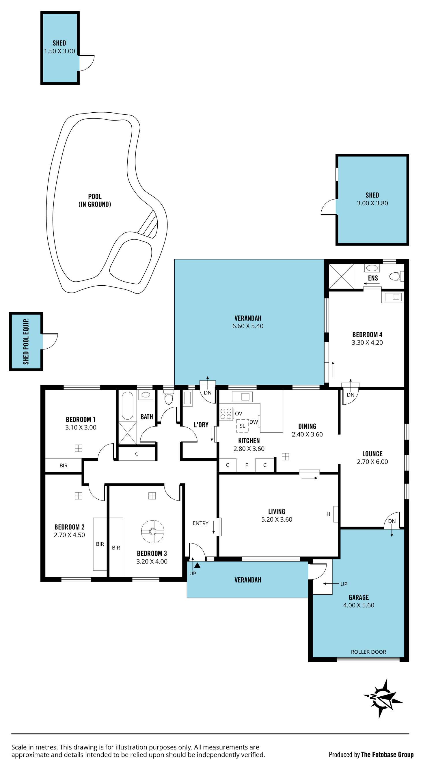 Floorplan of Homely house listing, 22 Quadrant Terrace, Seaford SA 5169