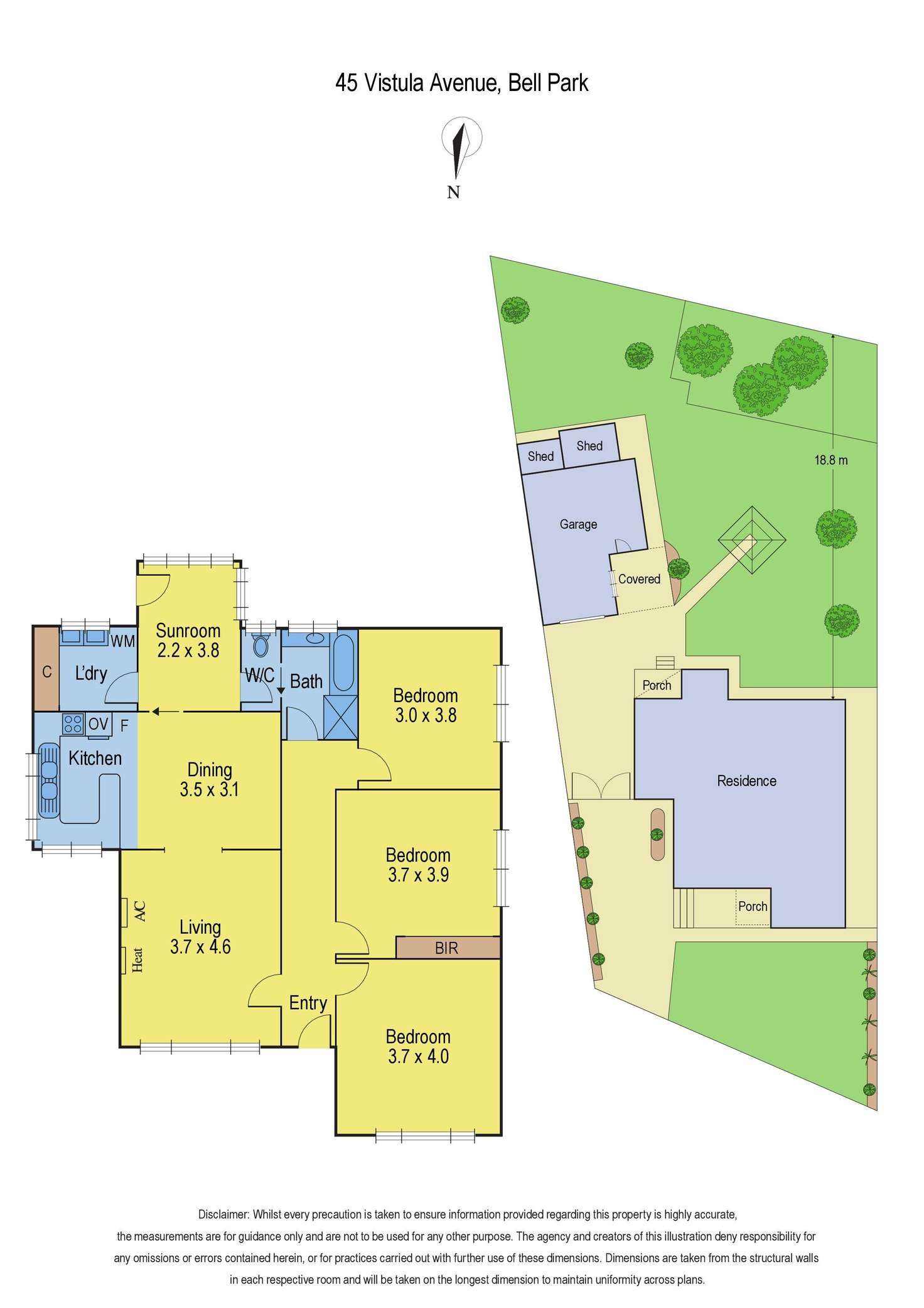 Floorplan of Homely house listing, 45 Vistula Avenue, Bell Park VIC 3215