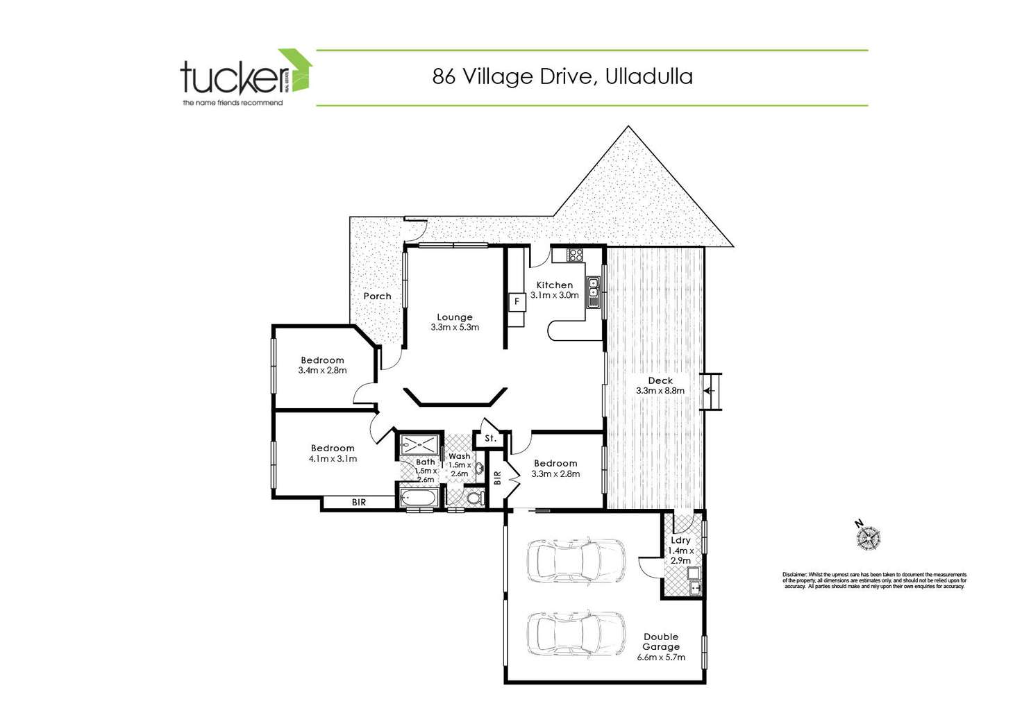 Floorplan of Homely house listing, 86 Village Drive, Ulladulla NSW 2539